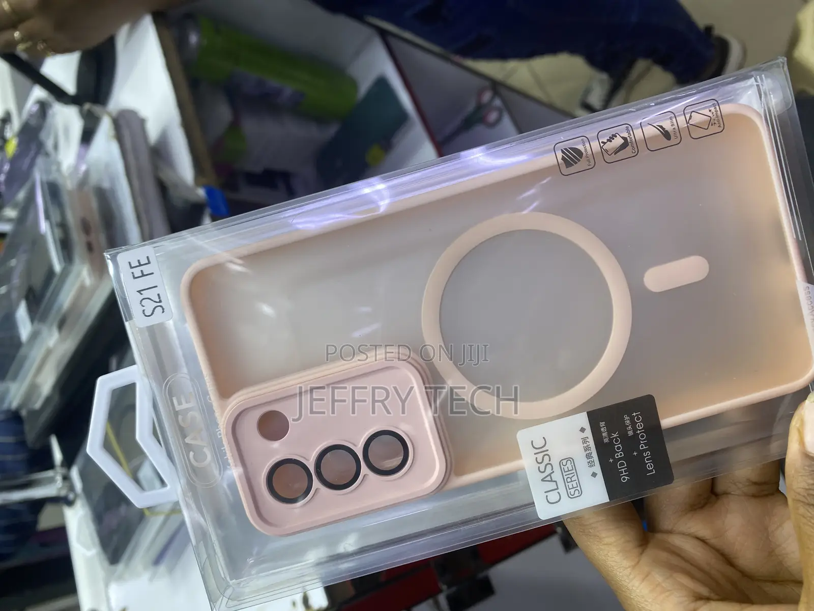 Nomsakw Samsung Galaxy S21 Fe Magsafe Translucent Matte Case