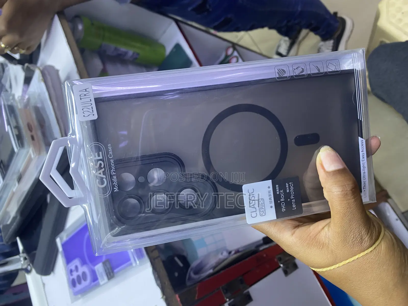 Makavio Translucent Matte for Samsung Galaxy S22 Ultra Case