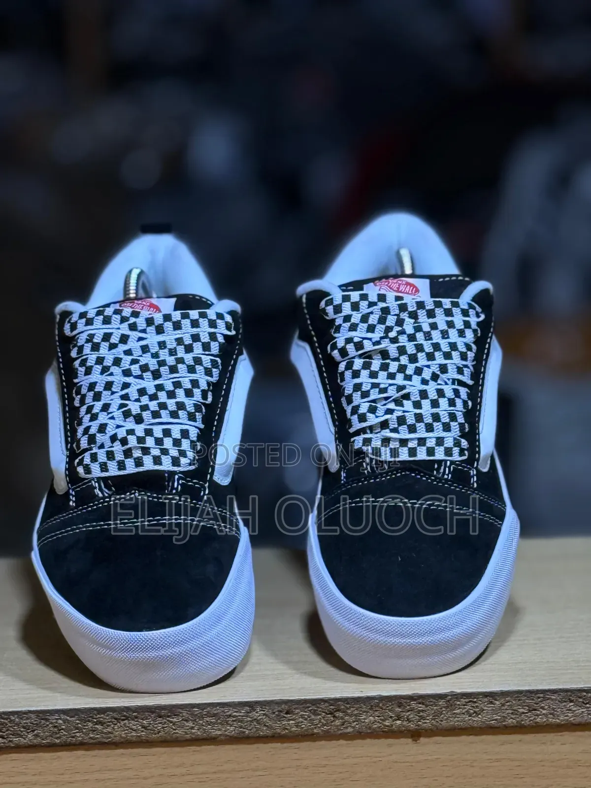 Vans Knu Old Skool Black White Sole