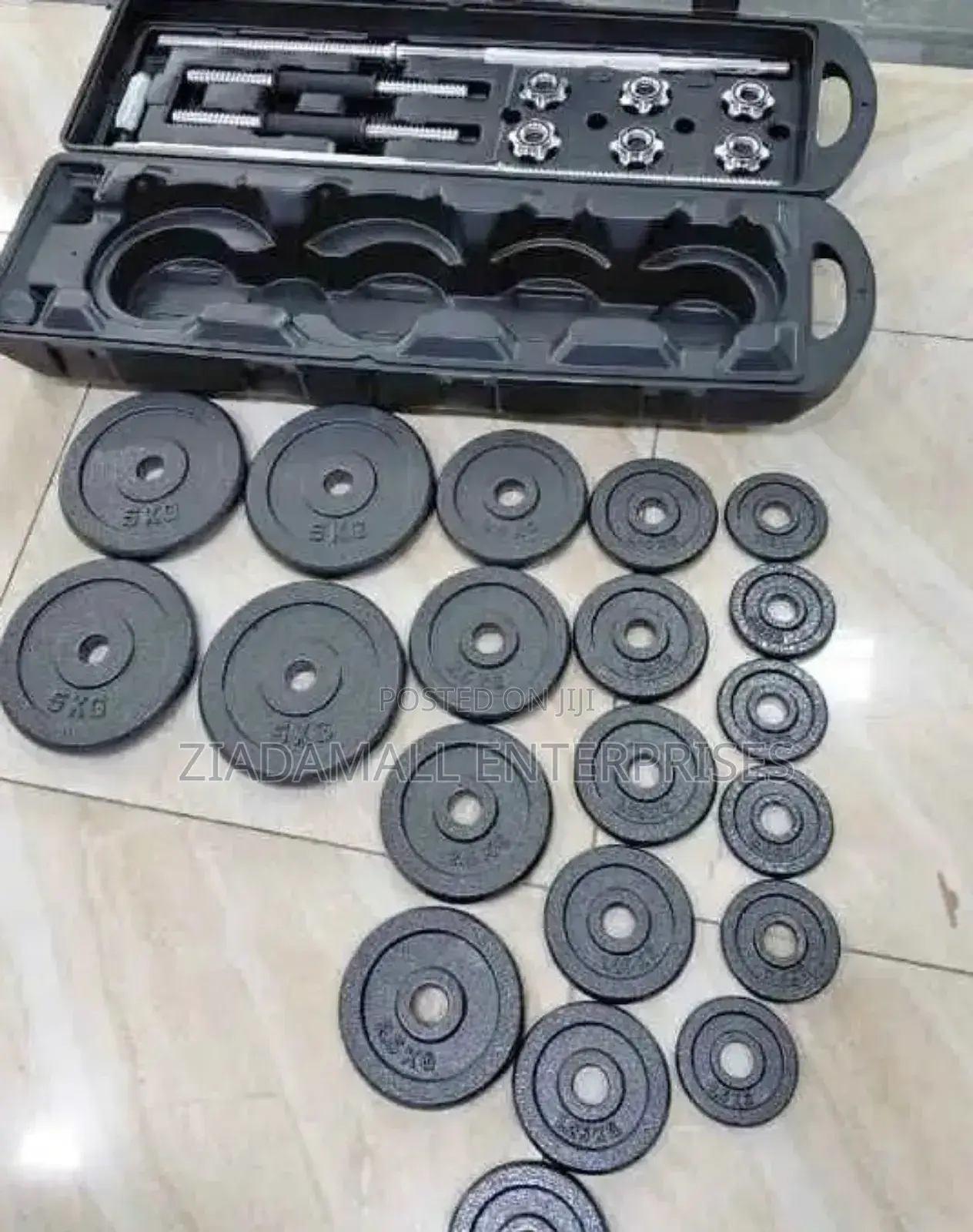 York 50kg Adjustable Dumbbells – Total Strength, One Set