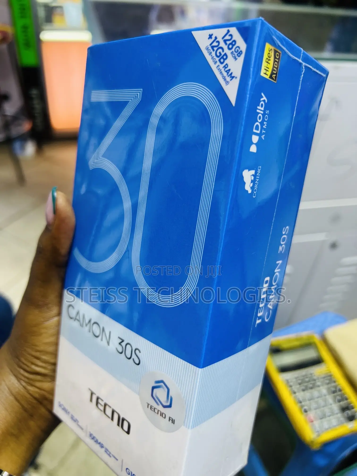 New Tecno Camon 30S 128 GB Black