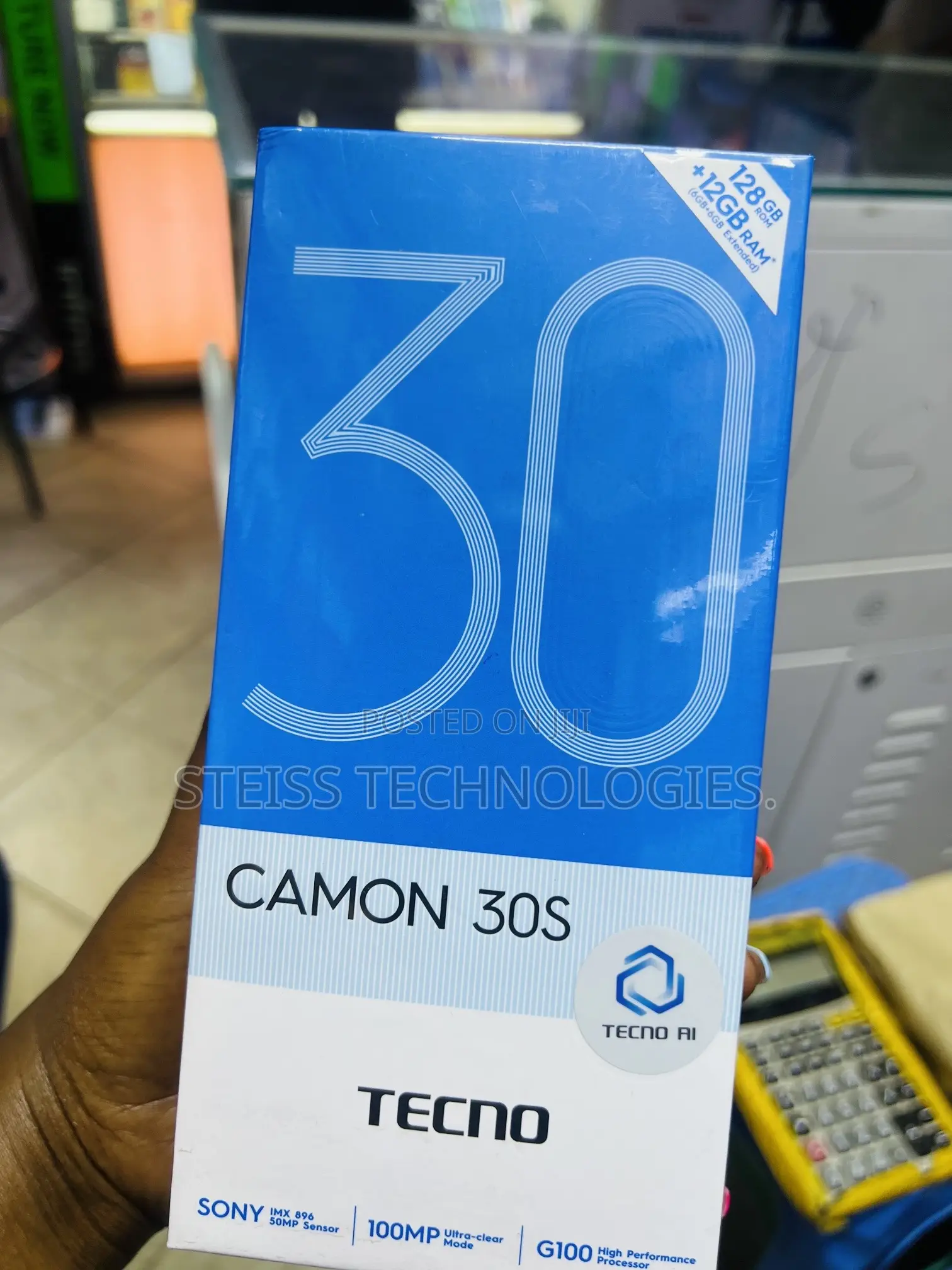 New Tecno Camon 30S 128 GB Black