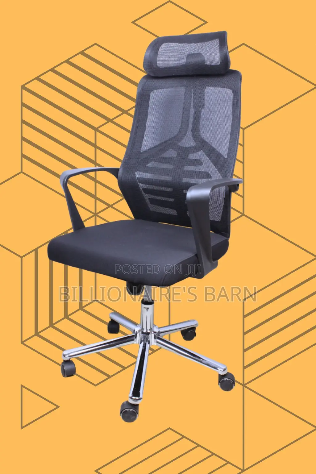 High Back Mesh Office Chair (Orthopedic) — Fast Seller