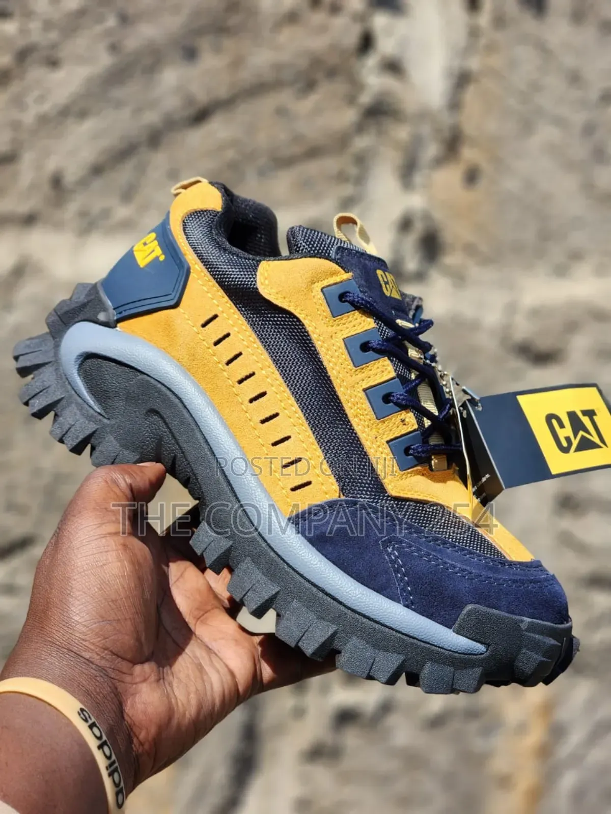 Quality Leather Casual Catapillar Men Safety Sneakers