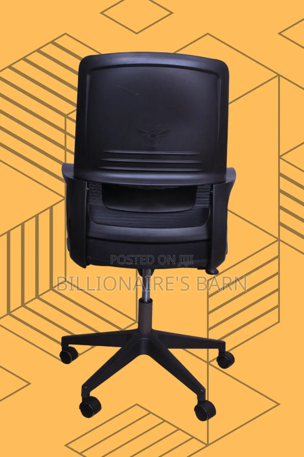Black Ergonomic Mesh Office Chair | Premium Steel Frame