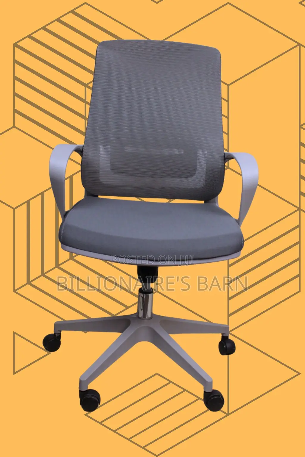 Grey Ergonomic Mesh Office Chair | Ergonomic Mesh Backrest