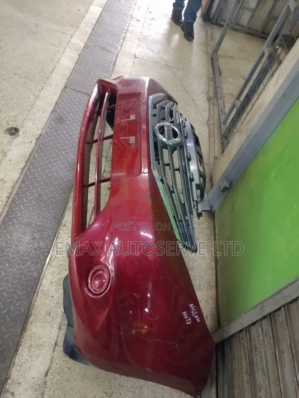 Nissan Note 2012 /2013 Front Bumper (Complete With Grill )
