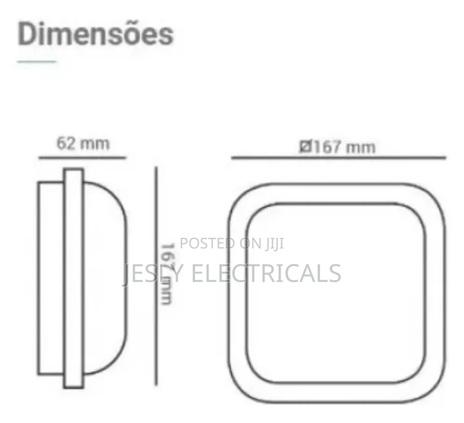 Square Light for Outdoor Use 20w