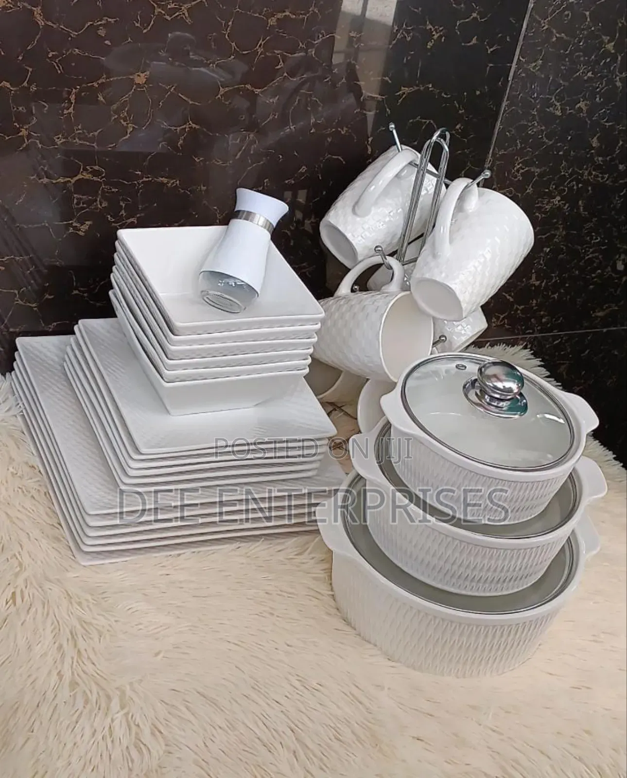 28 PCS Square Dinner Set