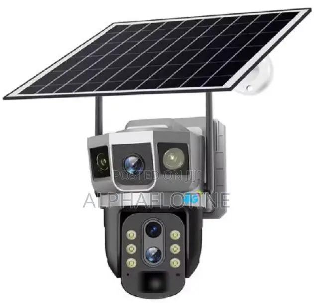 Home Outdoor Waterproof Ip66 PTZ 4g Security Camera Dual Lens