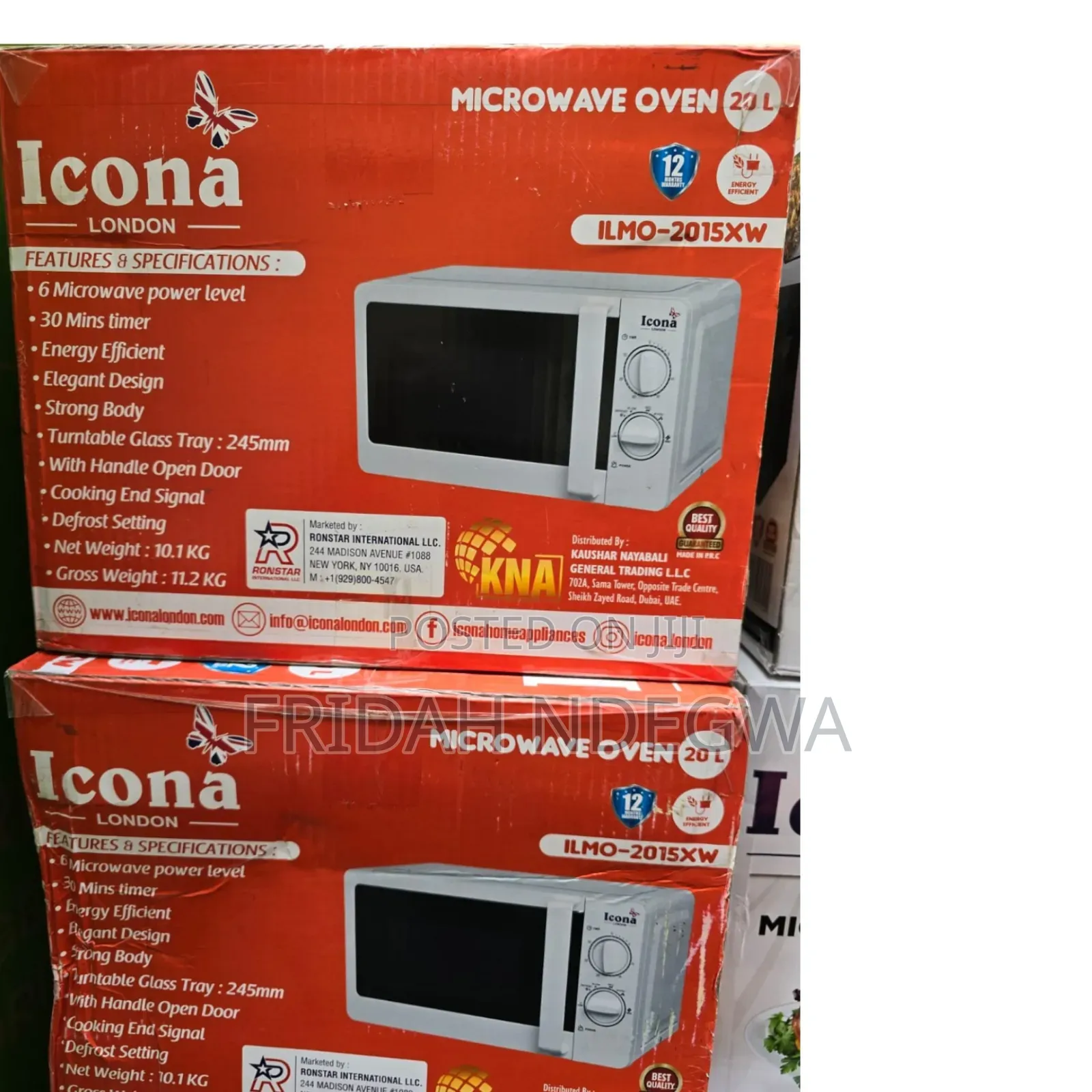 20 Litres Icona Manual Microwave