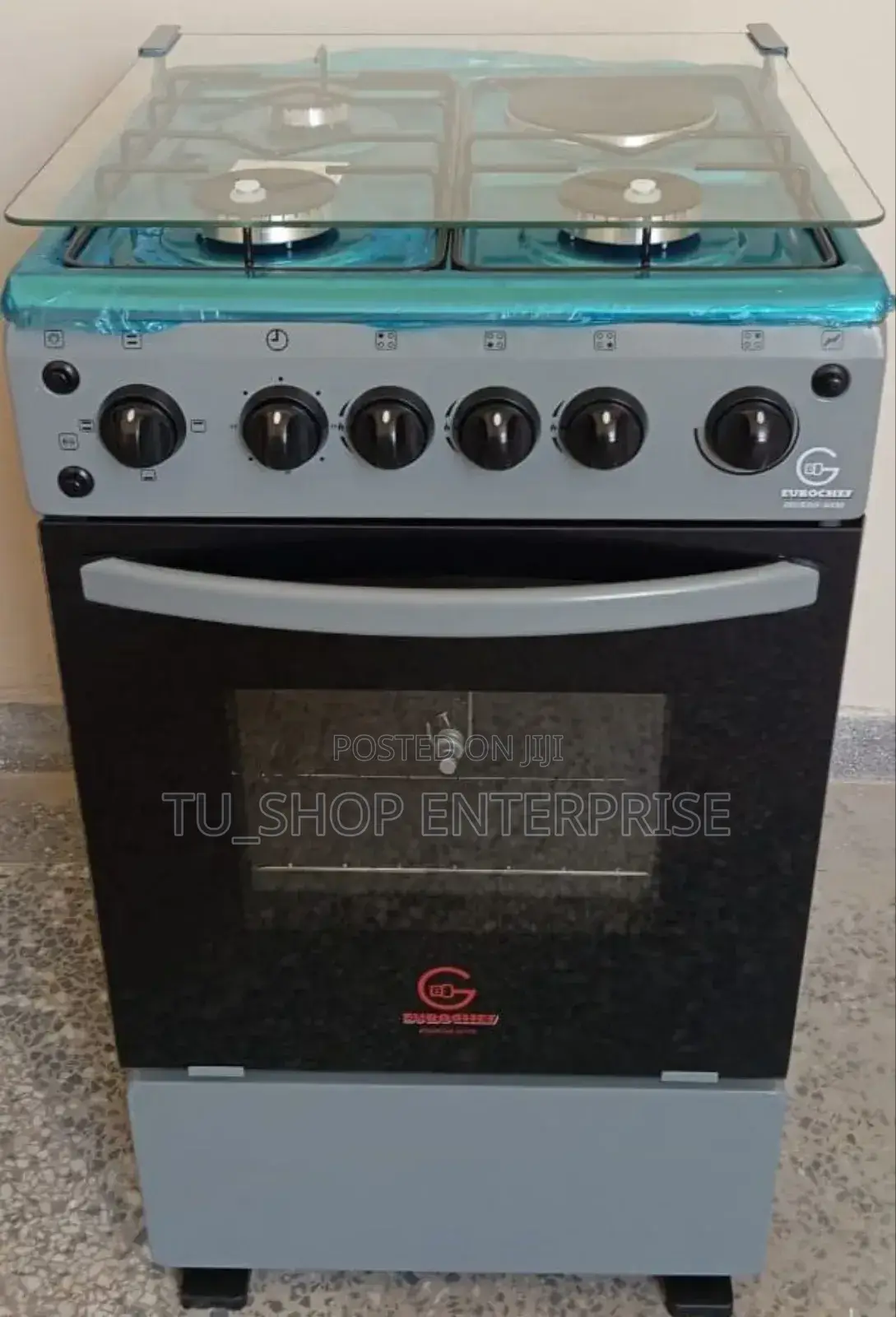 Cooker!!Eurochef Free Standing 3 Gas Burner +1 Electric .Upda