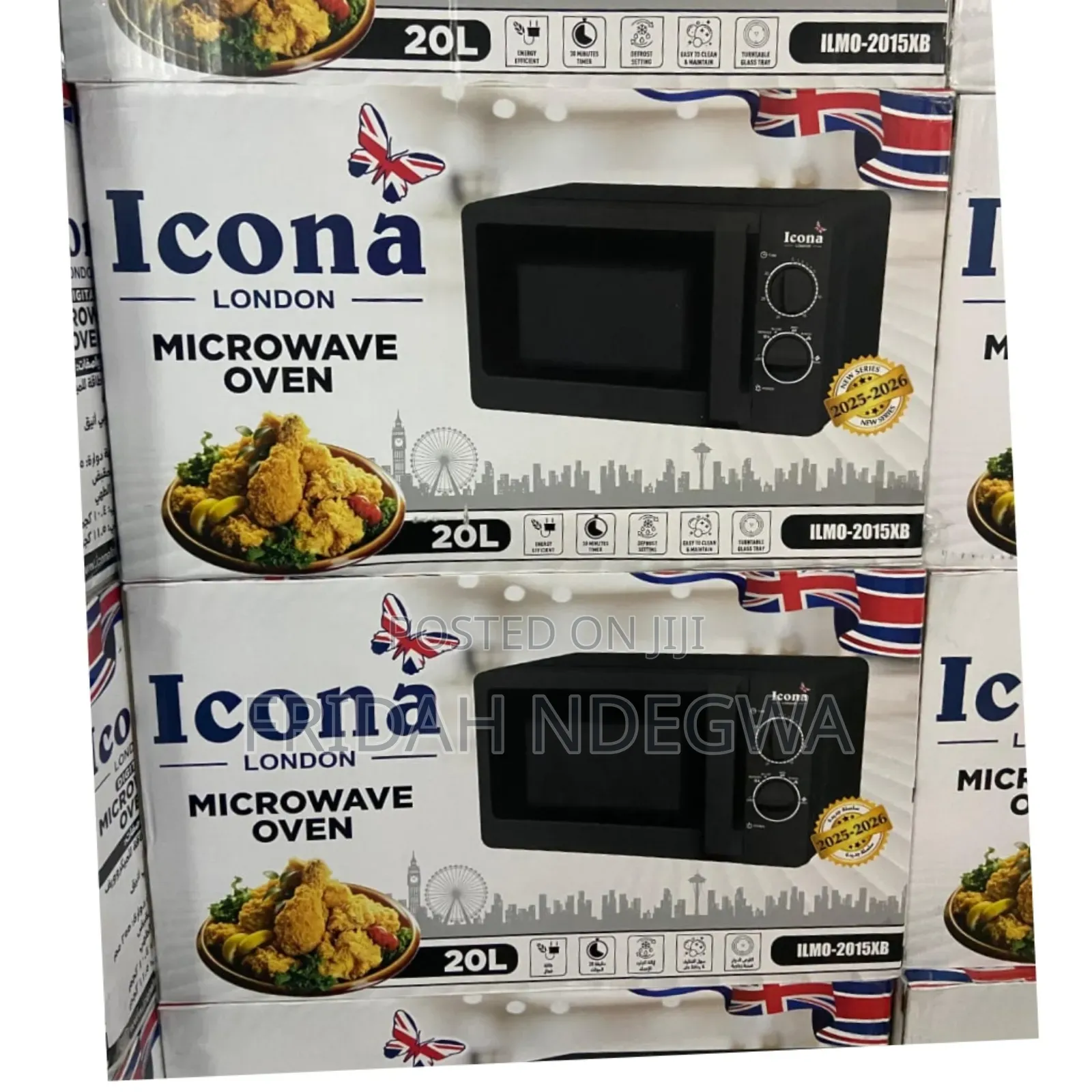 20 Litres Icona Manual Microwave