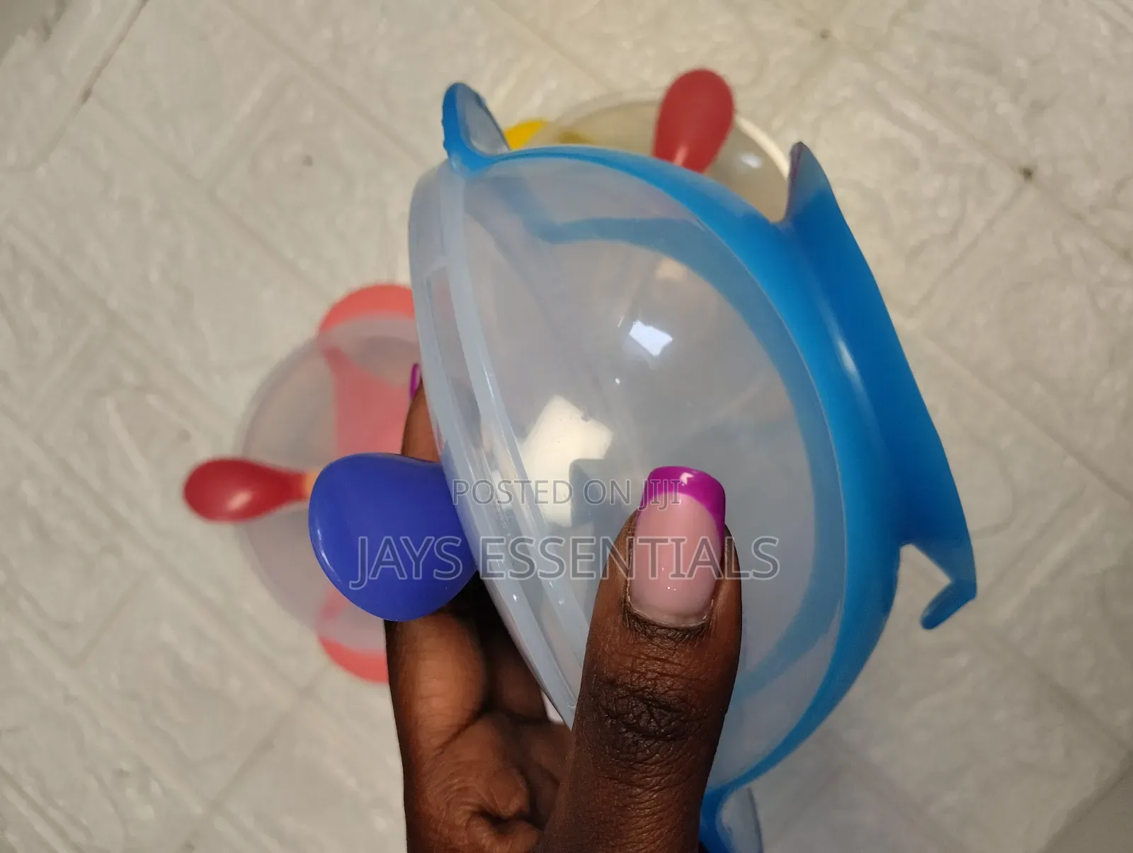 Baby Weaning Bowl With Spoon and Lid