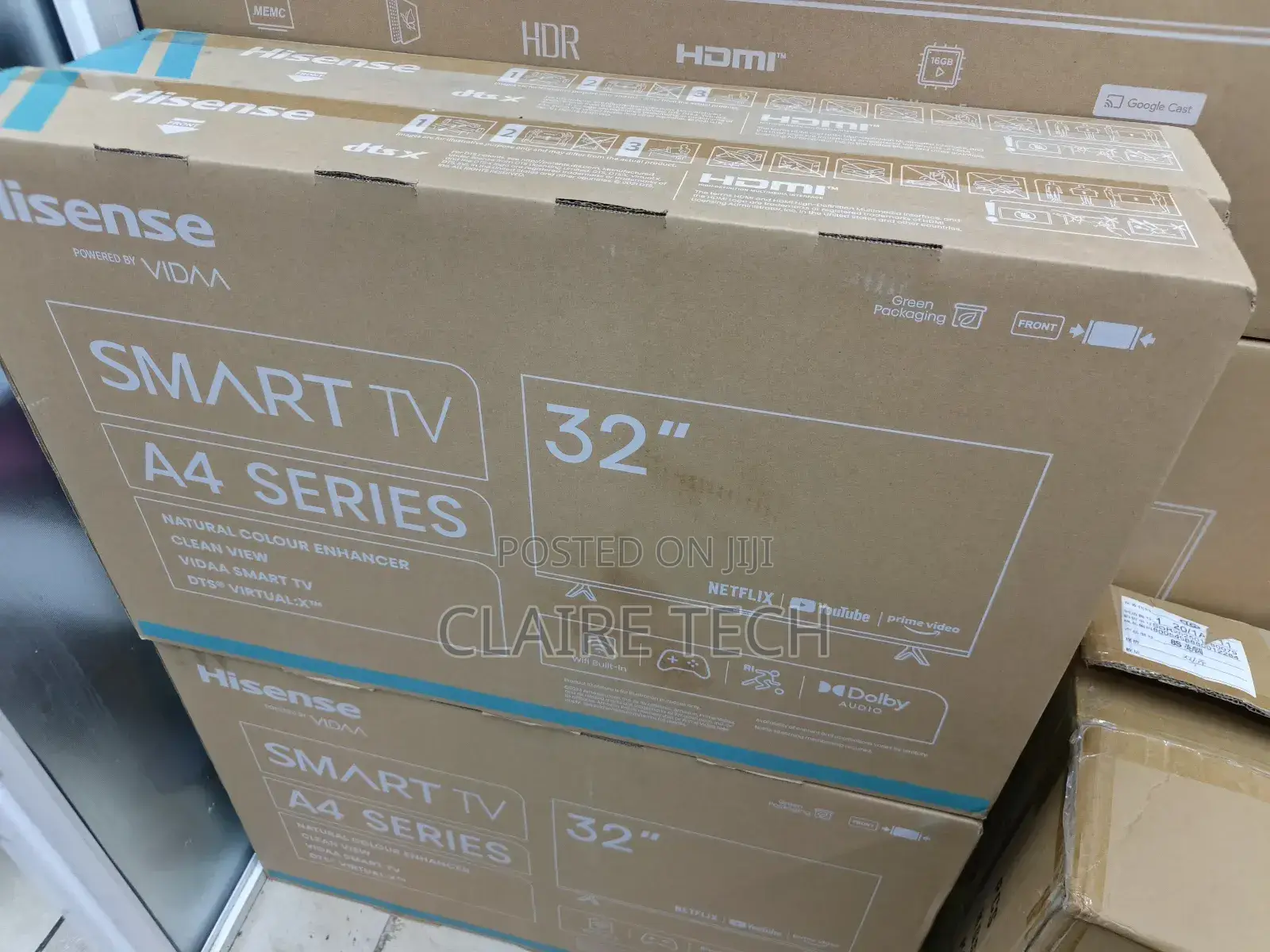 Hisense 32"-Inch Smart Digital,Netflix,Youtube Tv A4 Series