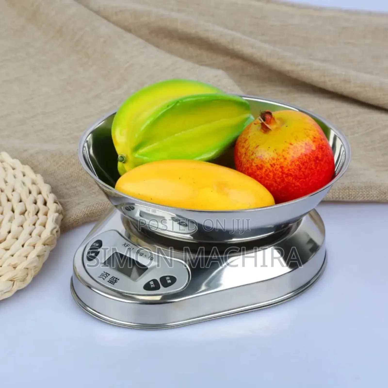 5kg Stainless Steel Kitchen Scale With Bowl