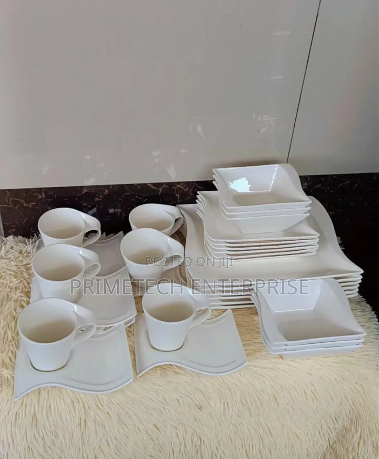 36pcs Wavy Dinner Set