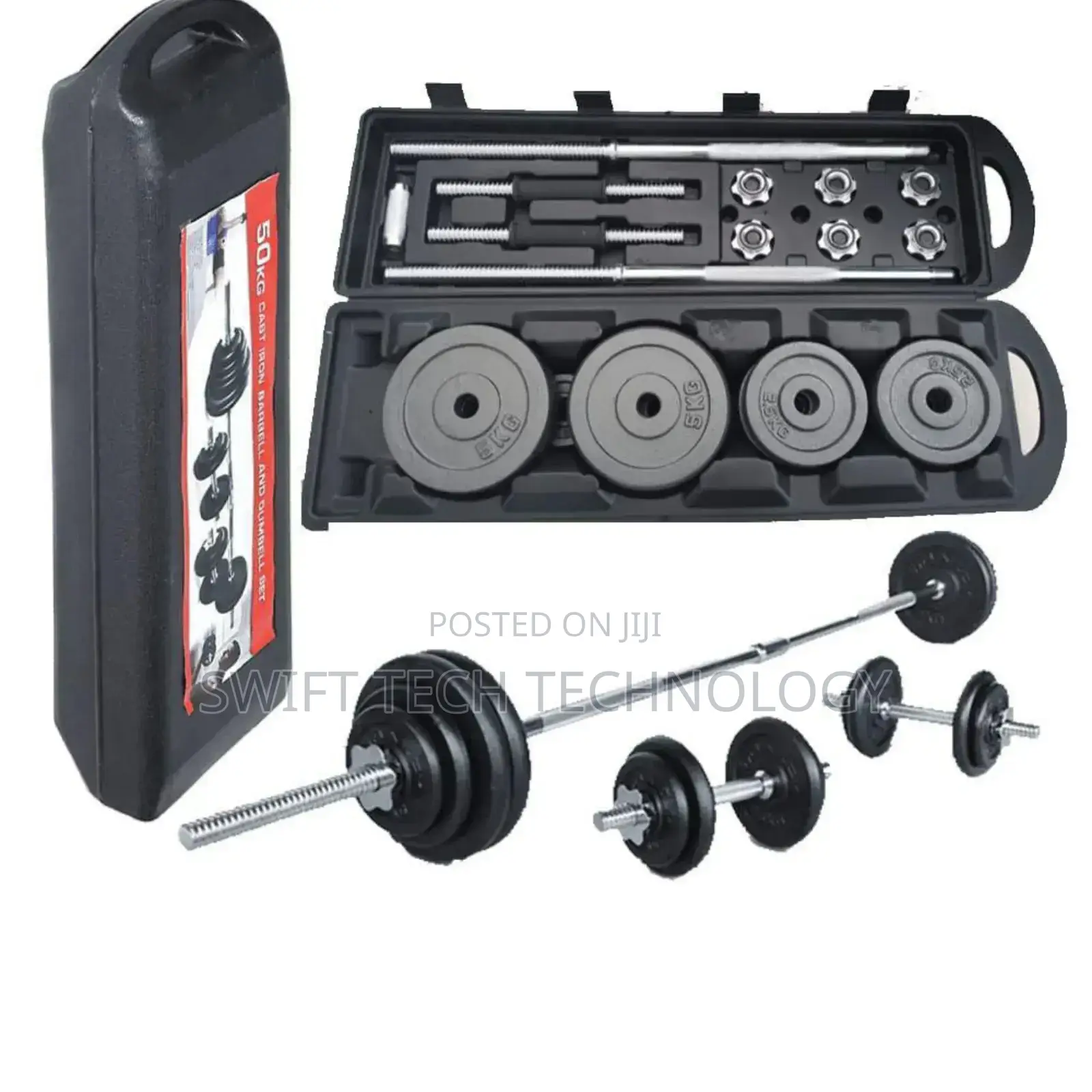 Dumbbell 50kg Adjustable Dumbelll With Case