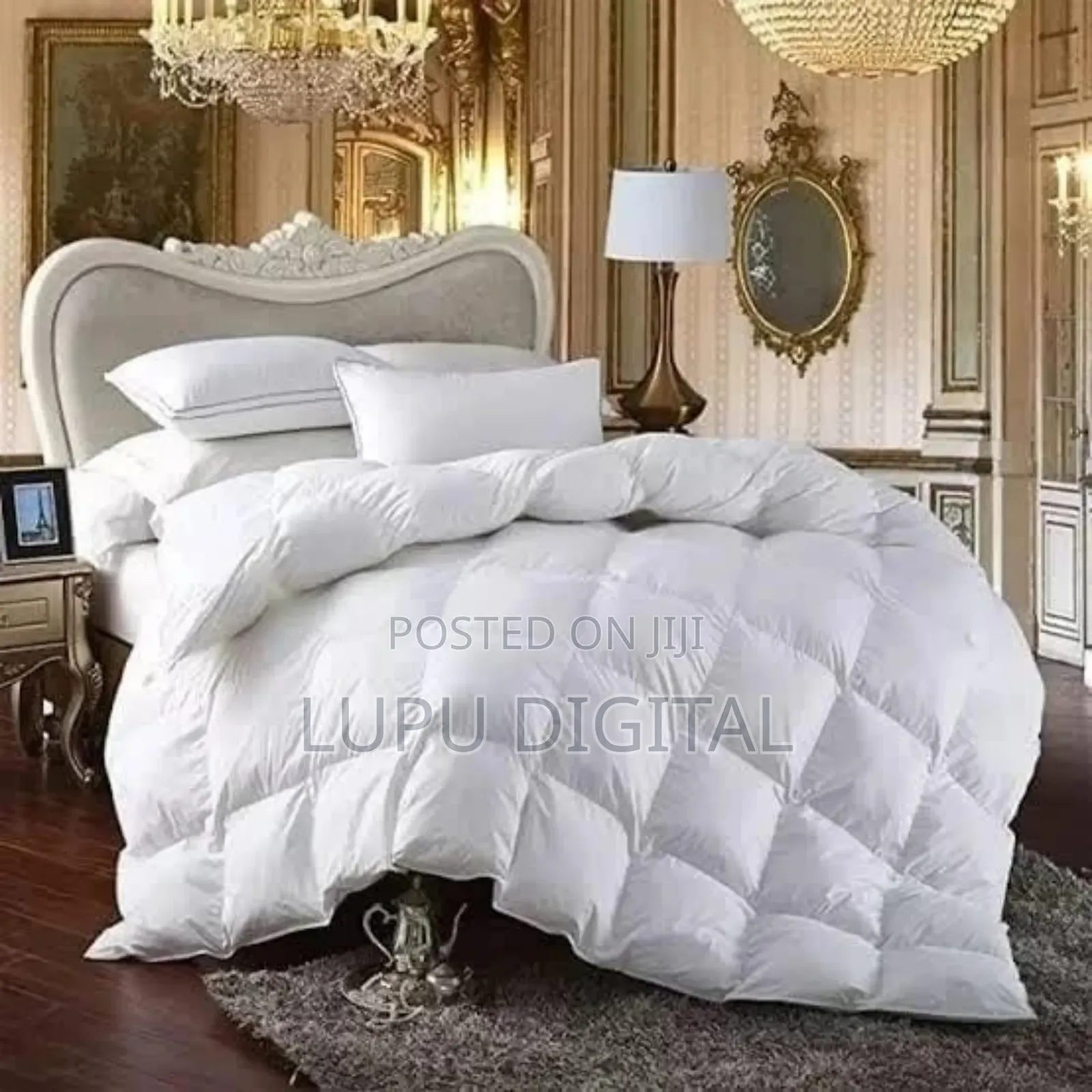4pc White Duvets Available