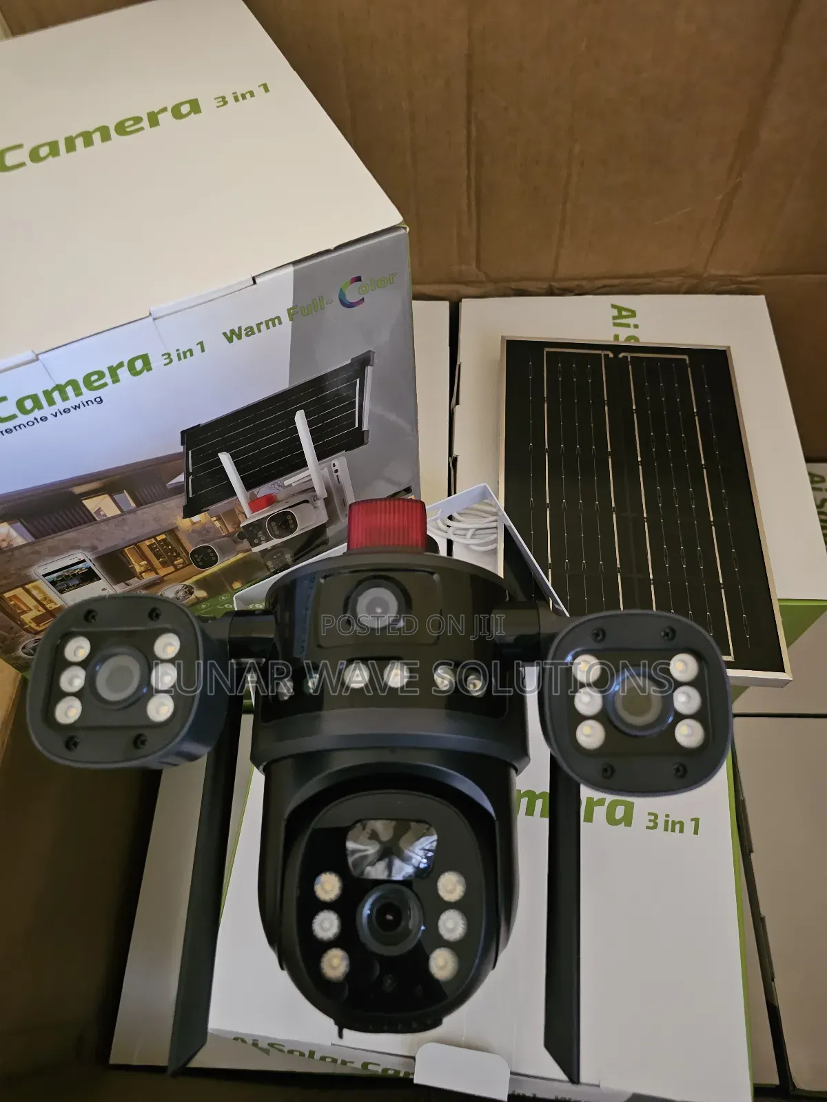 Wifi-Enabled Solar Surveillance Camera CCTV