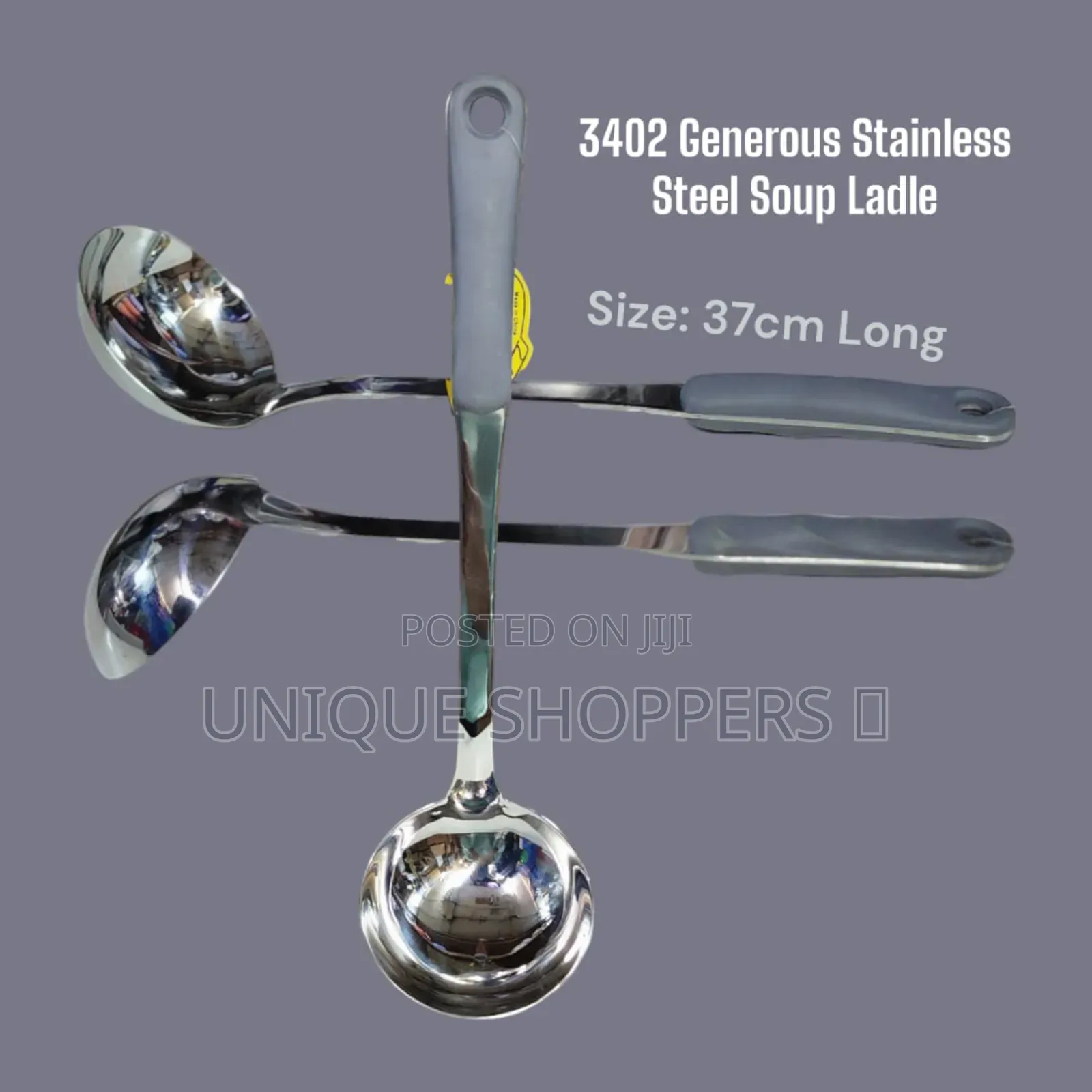 Generous Stainless Steel Soup Laddle Now Available /=* Per Piece