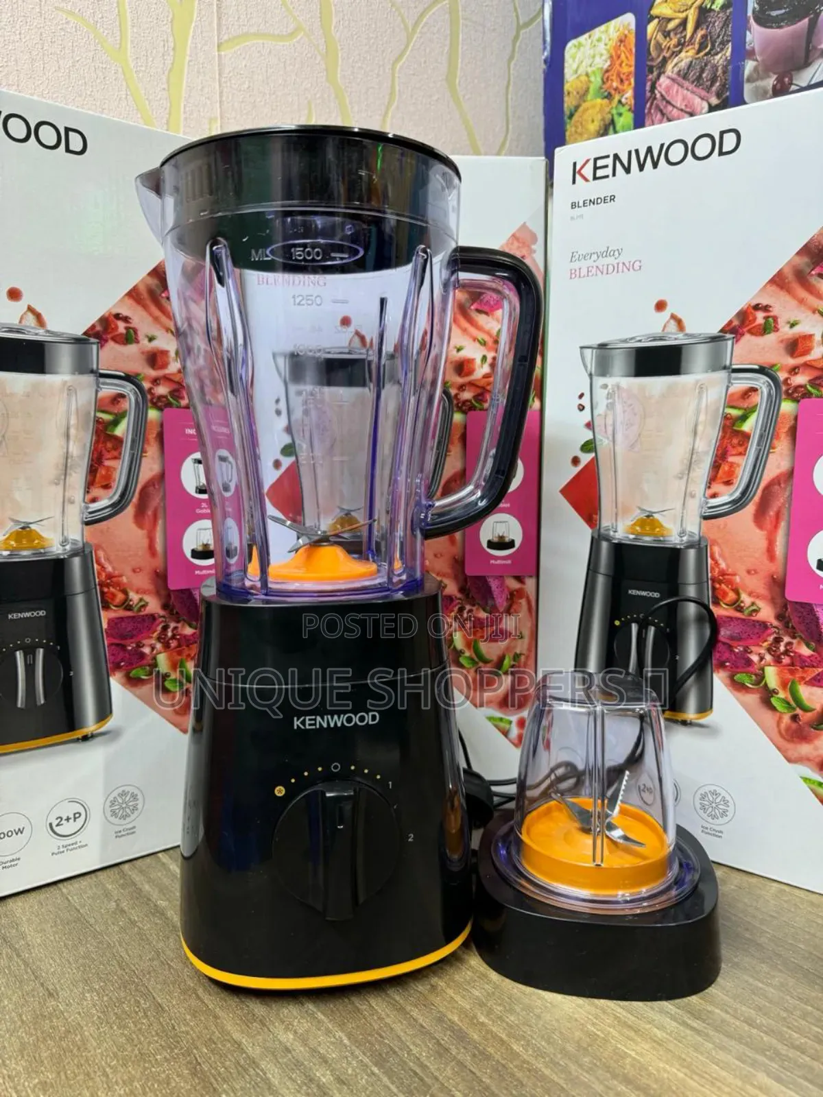 Kenwood Blp15.150bk Blender, 1.5l With Mill - 500w