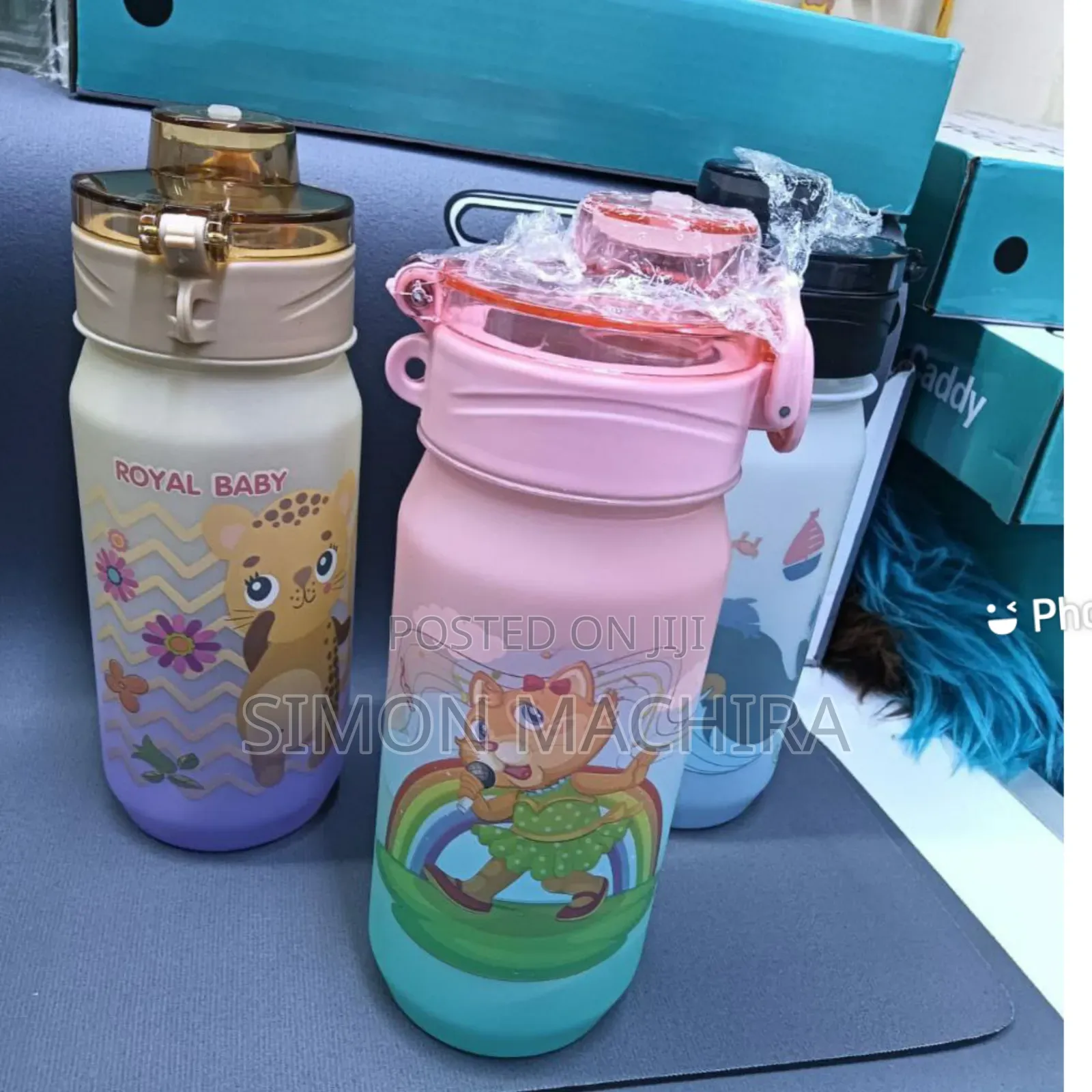 Kids Cartoon Water Bottle 450ml