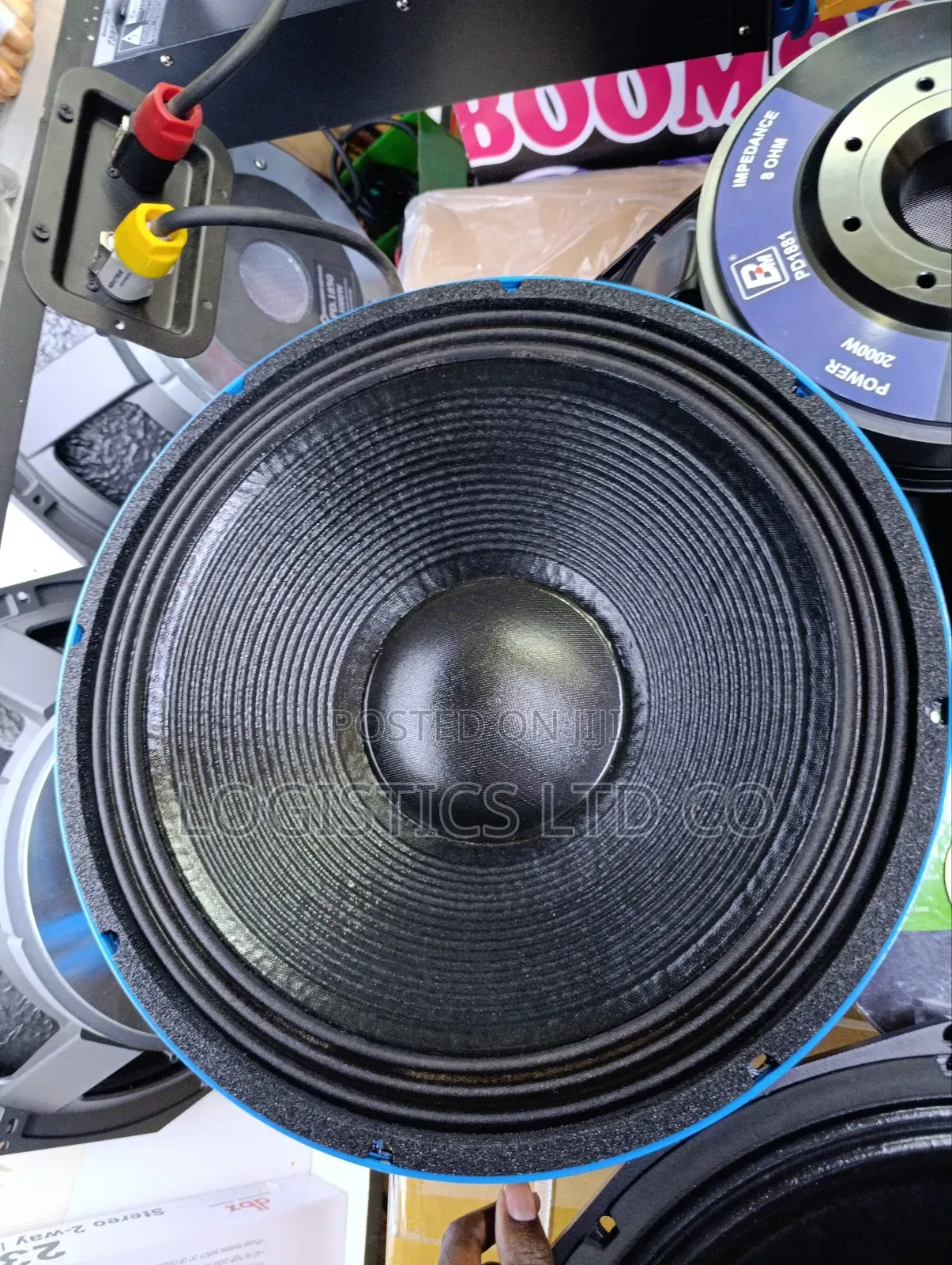 Derwel 18de1882 2000w 18inch Bass Speaker Blue Colour