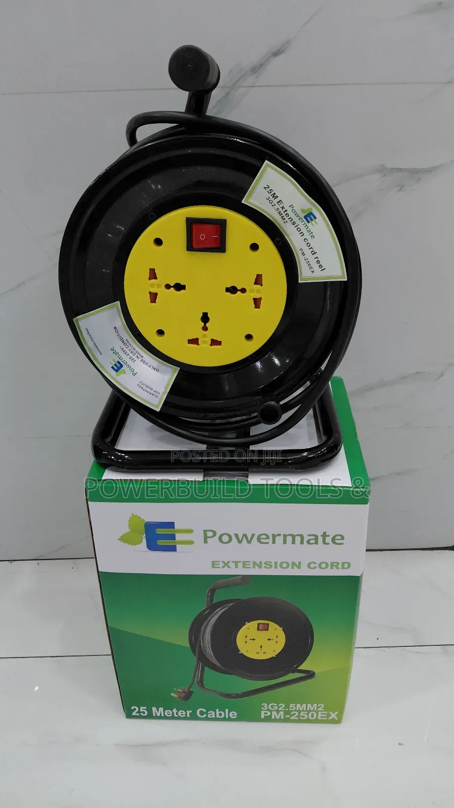 Outdoor Extension Cable Reel/Extension Cord 2.5mm Thickness