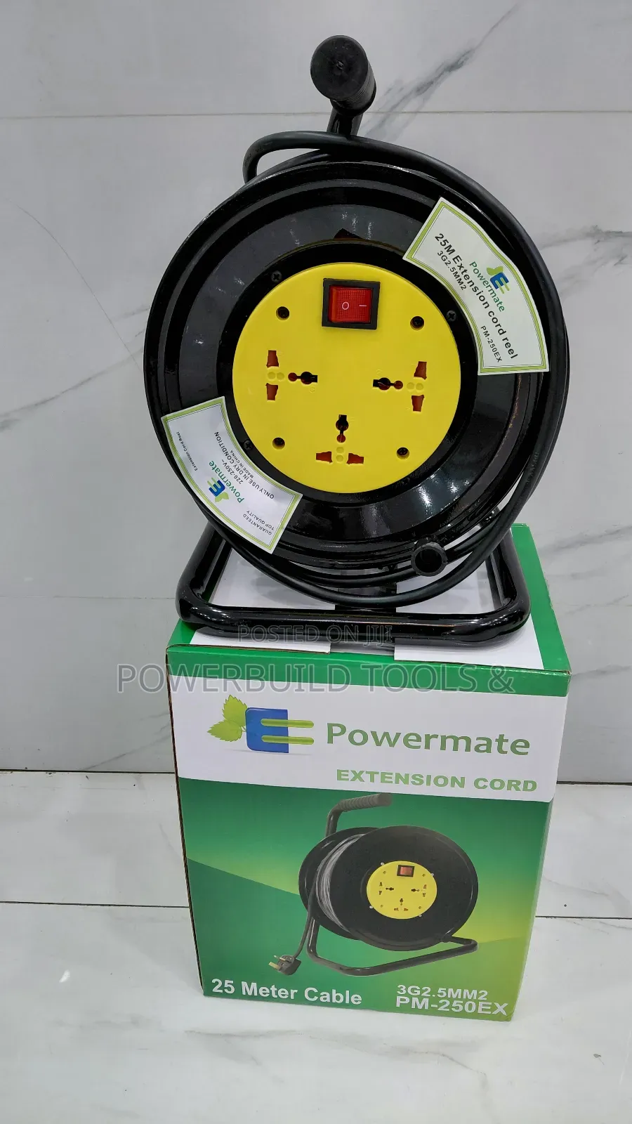 Outdoor Extension Cable Reel/Extension Cord 2.5mm Thickness