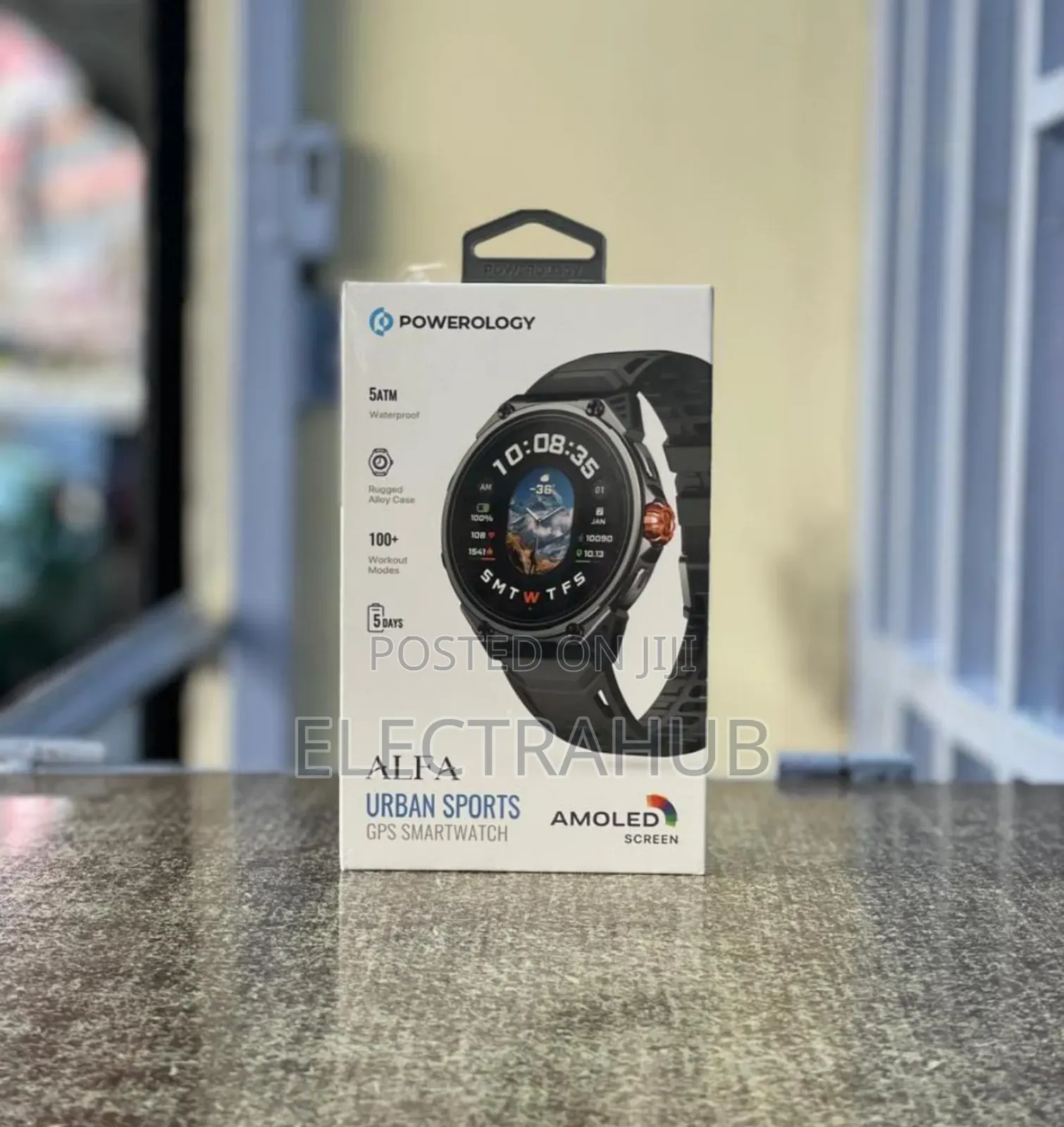 Powerology Alfa Urban Sports GPS Smart Watch New Sealed