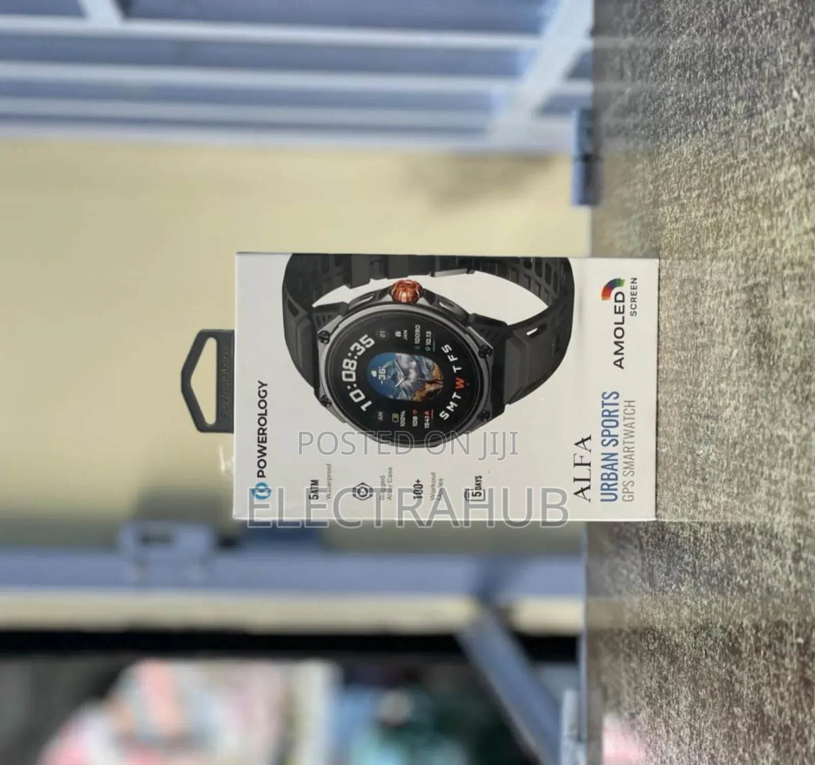 Powerology Alfa Urban Sports GPS Smart Watch New Sealed
