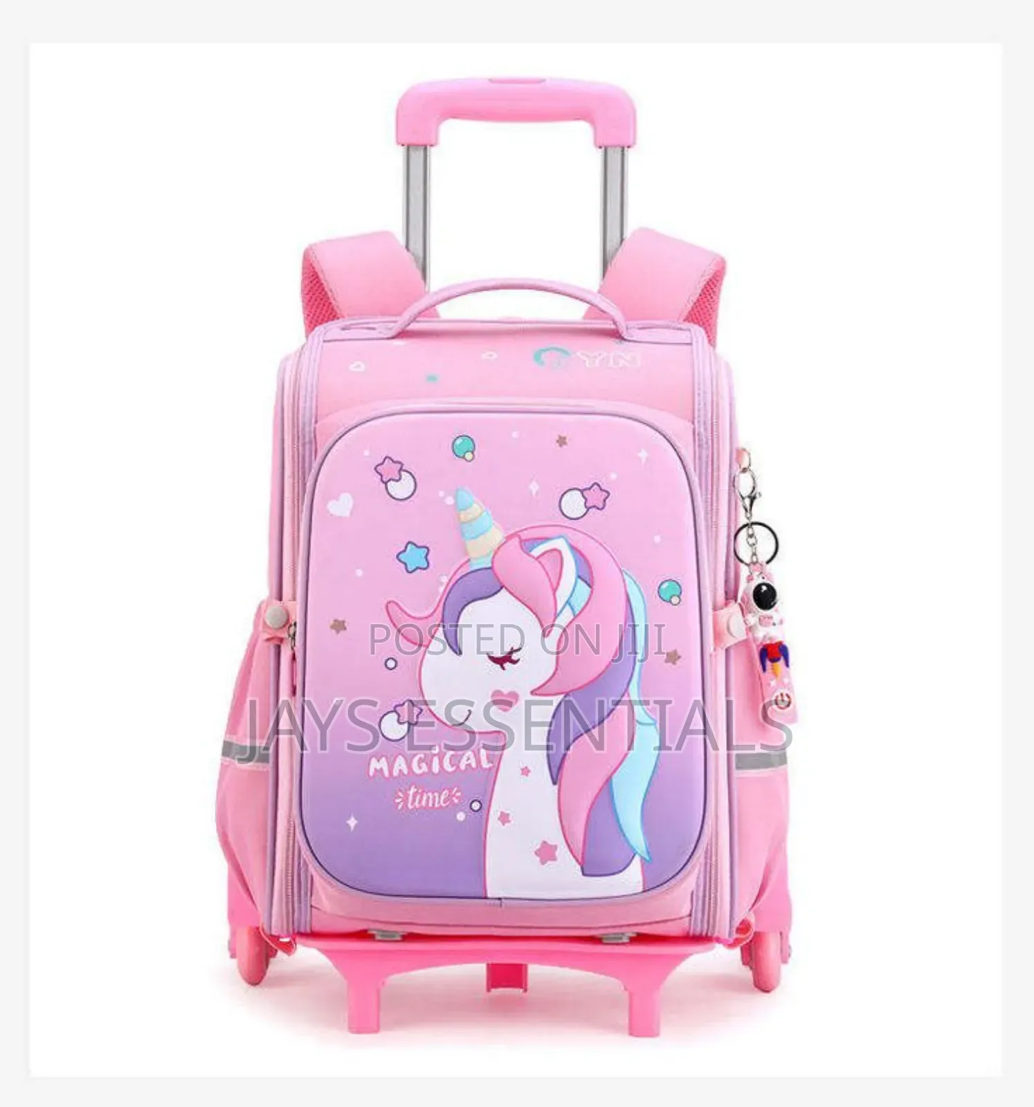 Cartoon Trolley Rolling School Bag