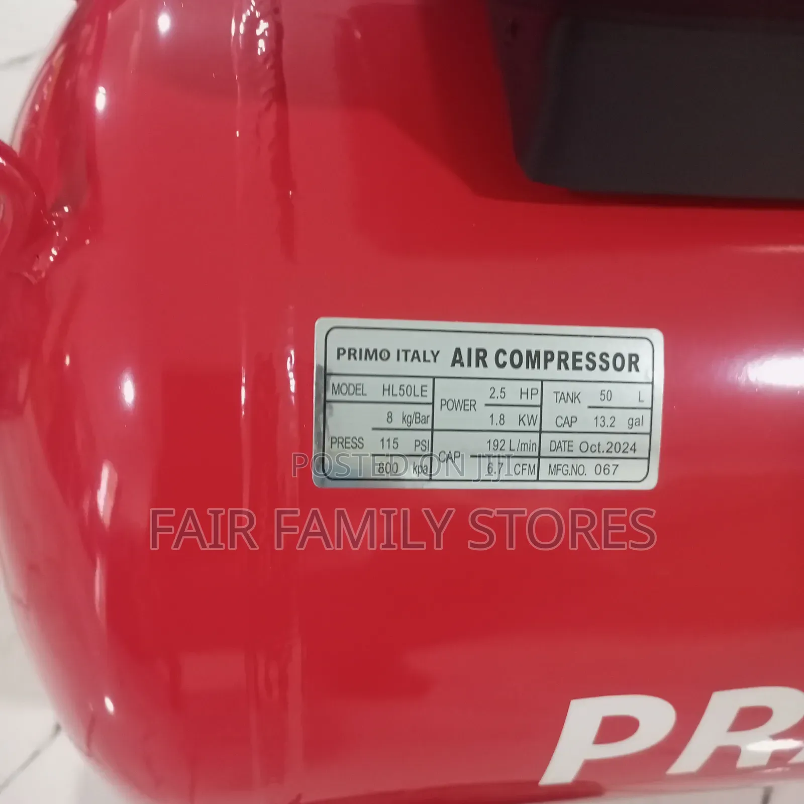 Primo Italy Electric Air Compressor