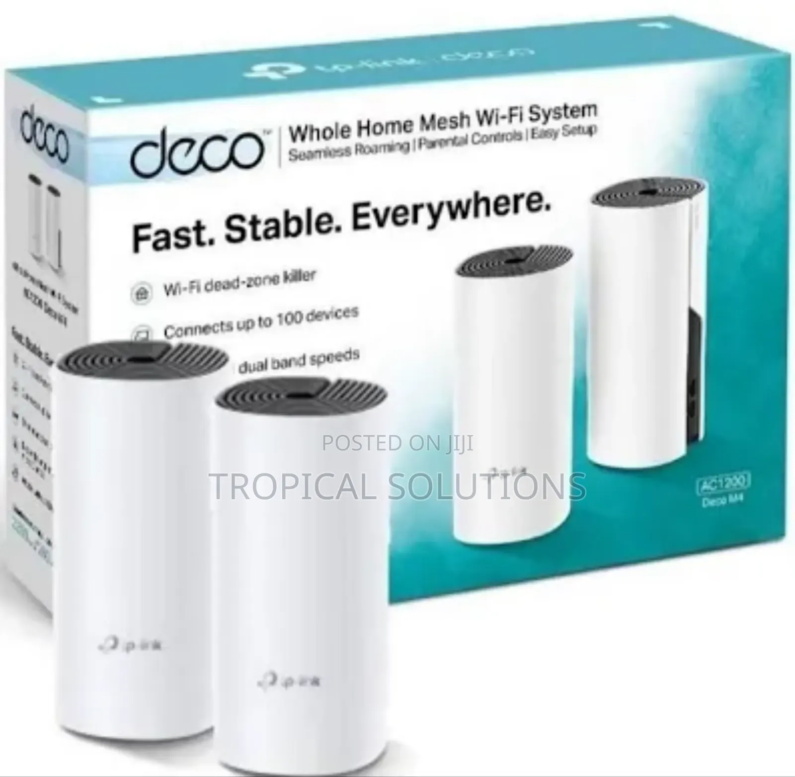 Tp-Link Deco M4 Ac1200 Tl-Deco M4 2 Pack Whole Mesh Wifi System