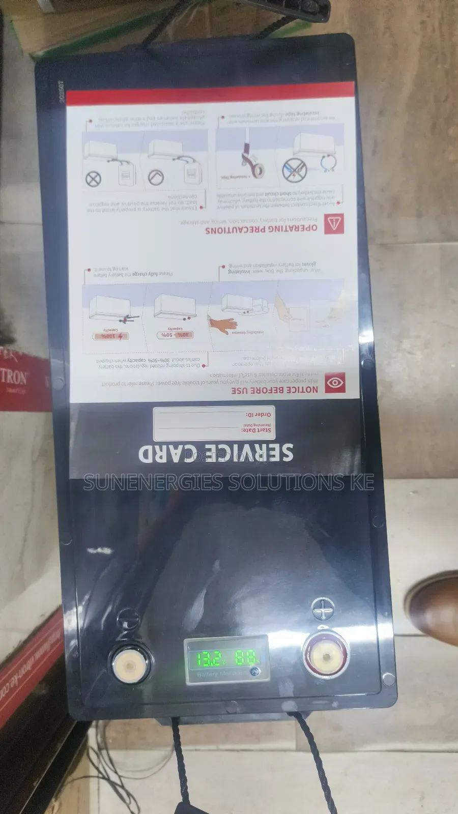 2.56kwh 12v 200ah Yachu Lithium Battery
