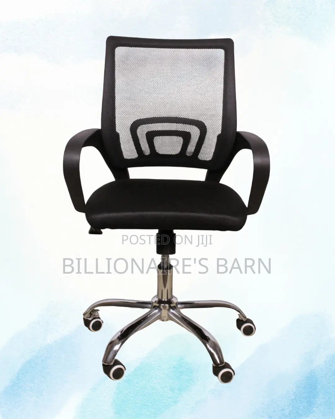 Secretarial Mesh Office Chair | New Arrival Padded Armrests