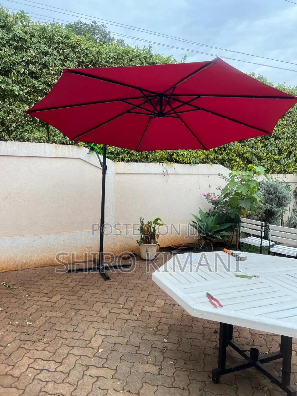 Heavy Duty Parasol Gazebo for Outdoor Shade