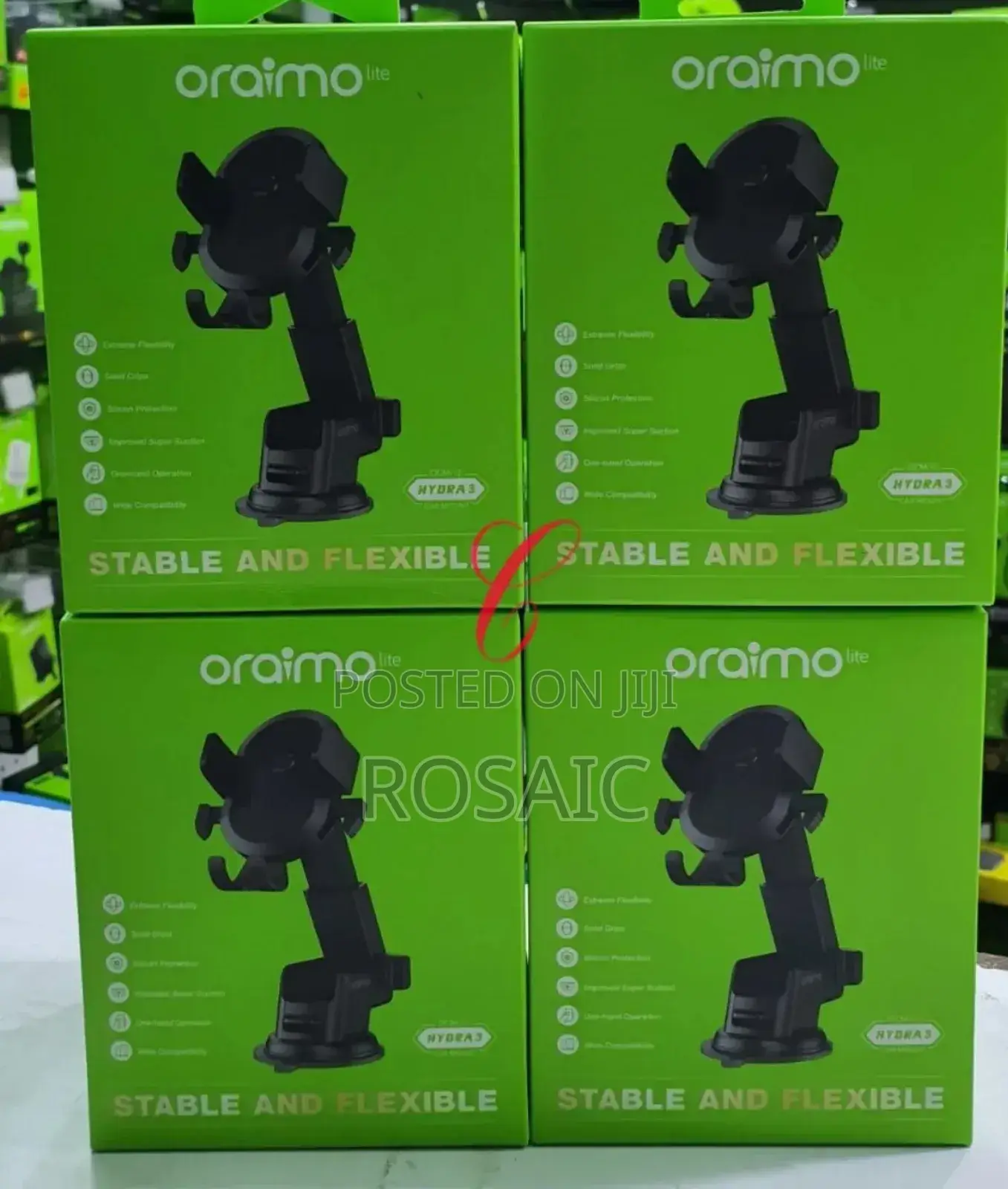 Oraimo Hydra 3 Car Mount Stable Phone Holder