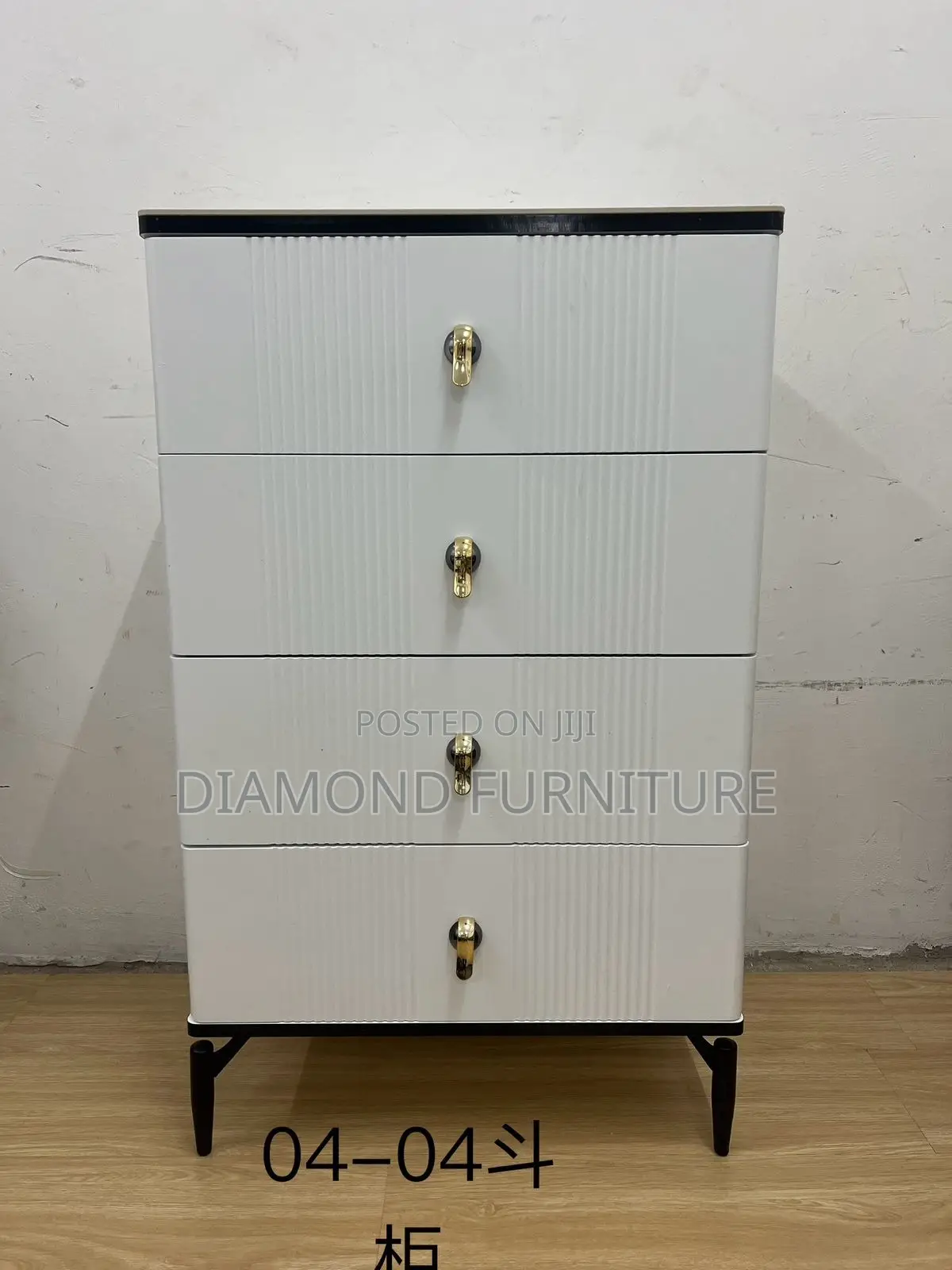 Home Furniture; Modern White Gloss Chest Drawer