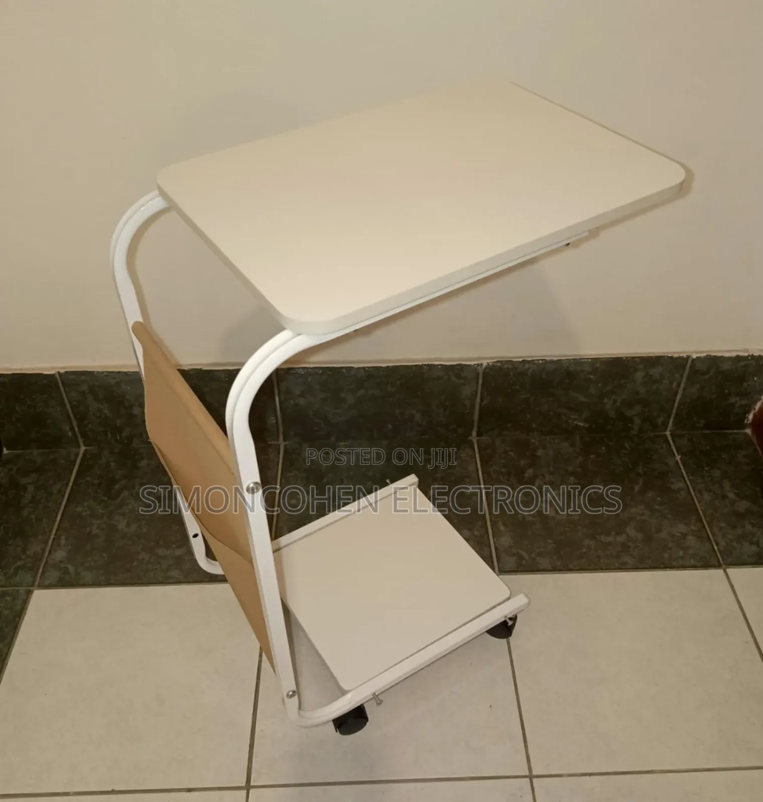 Double Layer Trolley Side Table