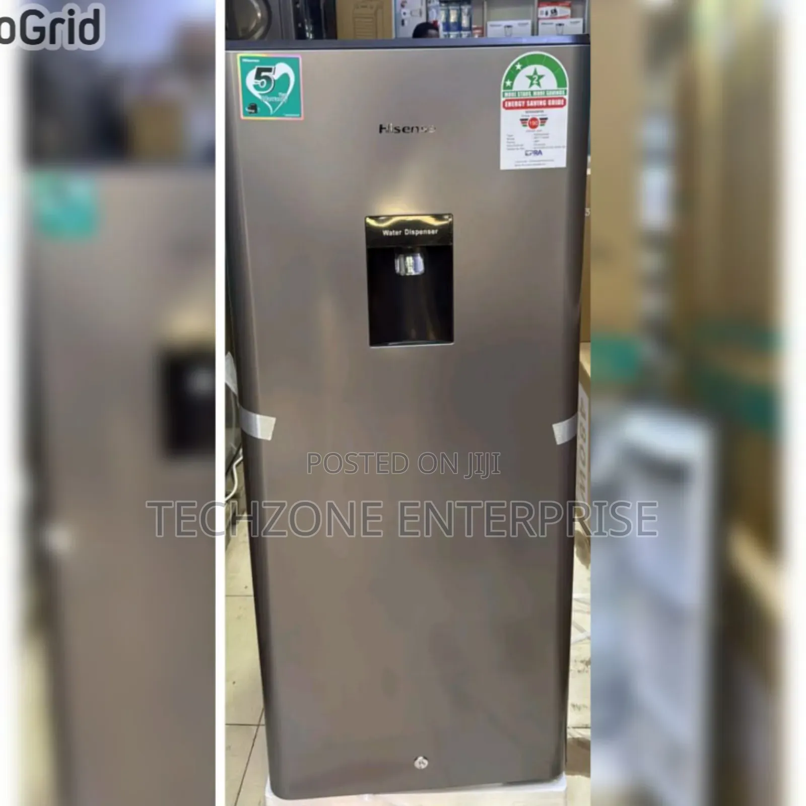 Hisense 176 Litres Single Door Fridge (Ref176dr) With Dispenser 