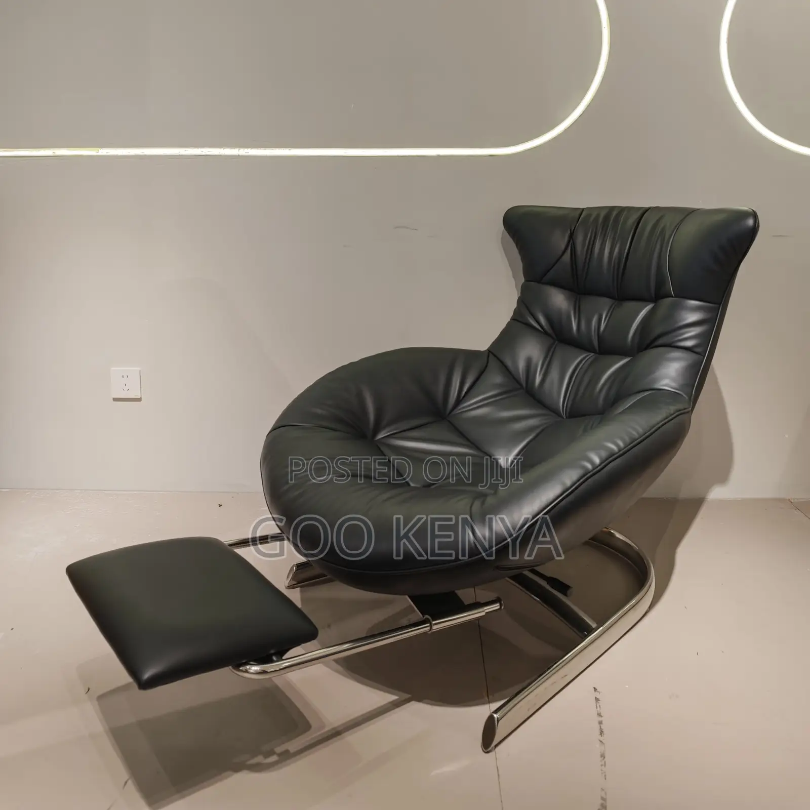 Home Chair; Adjustable Home Leather Single Chair