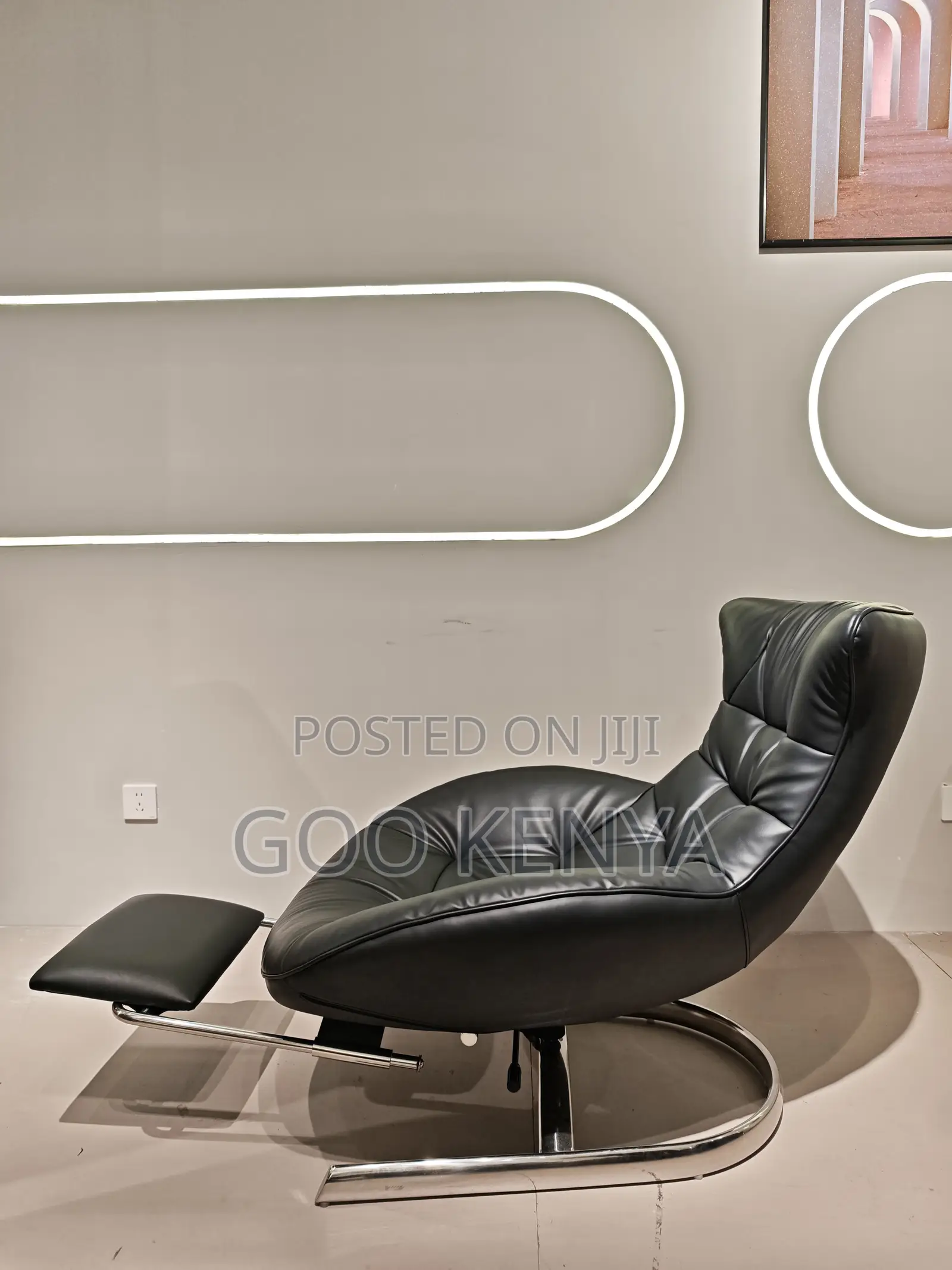 Home Chair; Adjustable Home Leather Single Chair