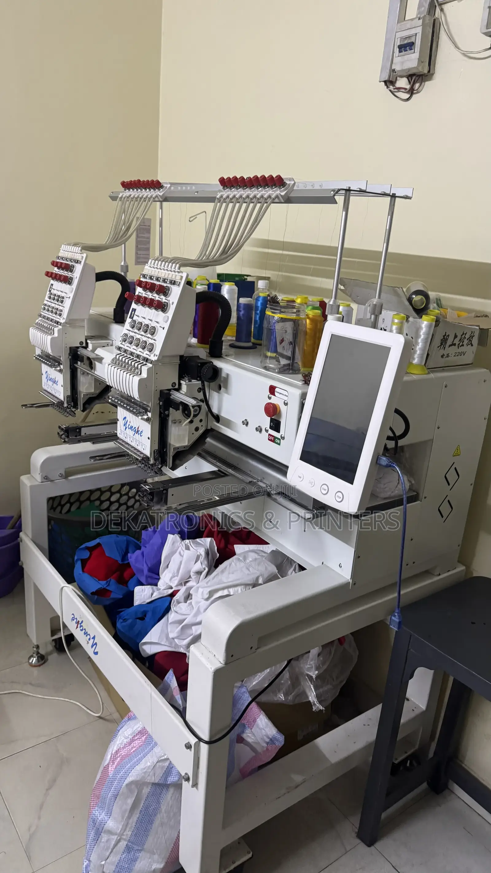 Best Performing 1 Head 12 Needles Embroidery Machine in Kenya