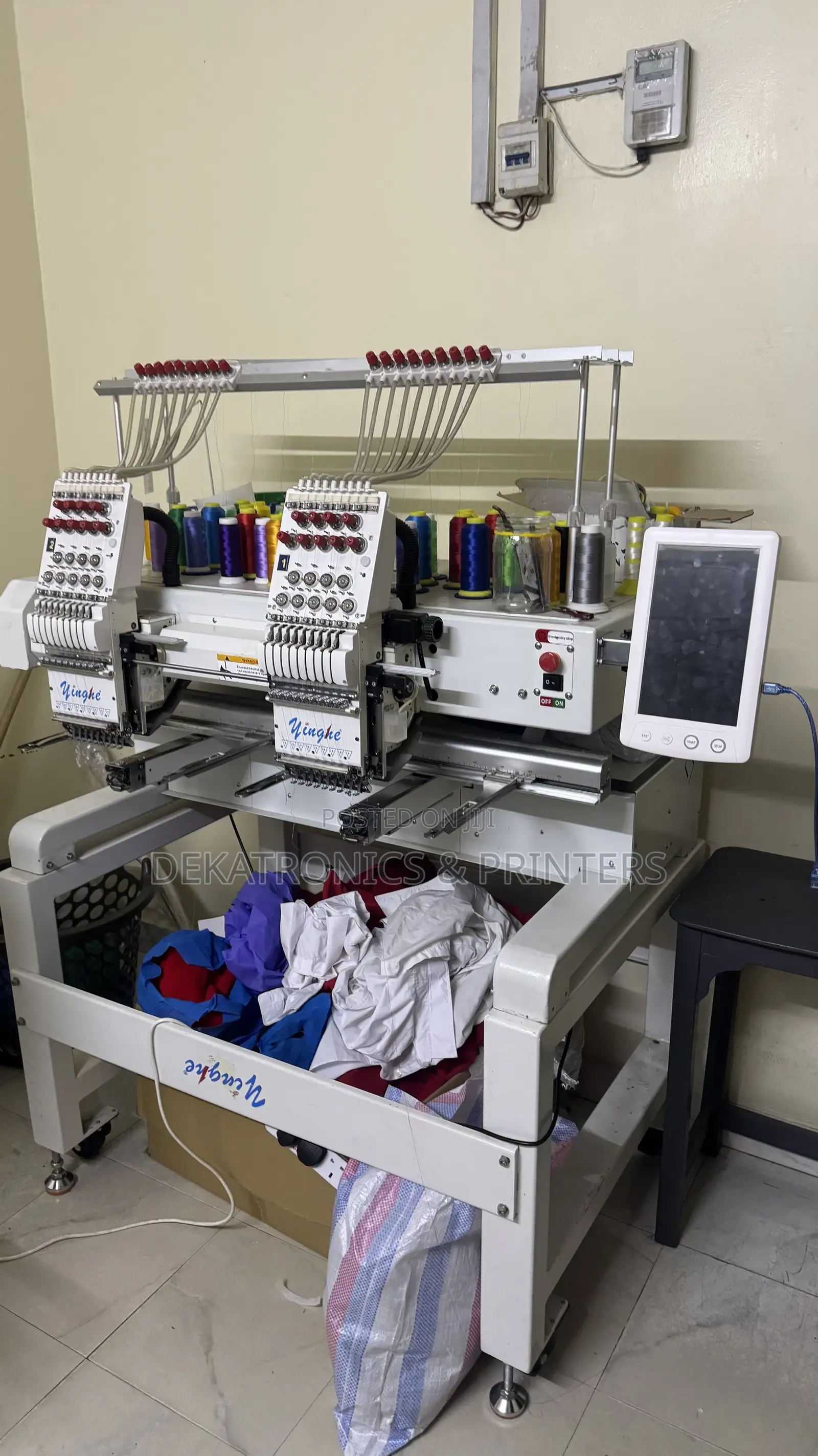 Best Performing 1 Head 12 Needles Embroidery Machine in Kenya