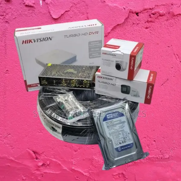 Low-Cost 2 Hikvision 1080p Full Hd 2mp Night Vision CCTV Cameras Kit
