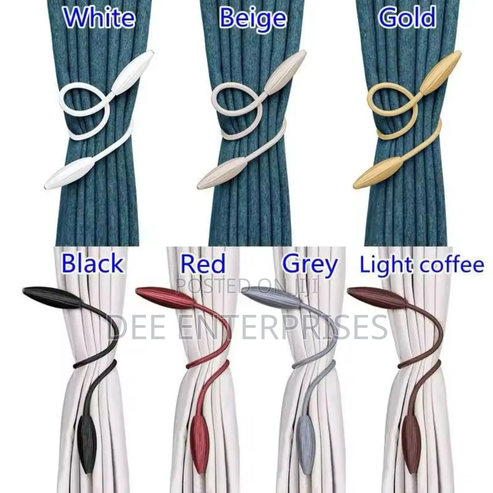 Arbitrary Shape Strong Curtain Tiebacks