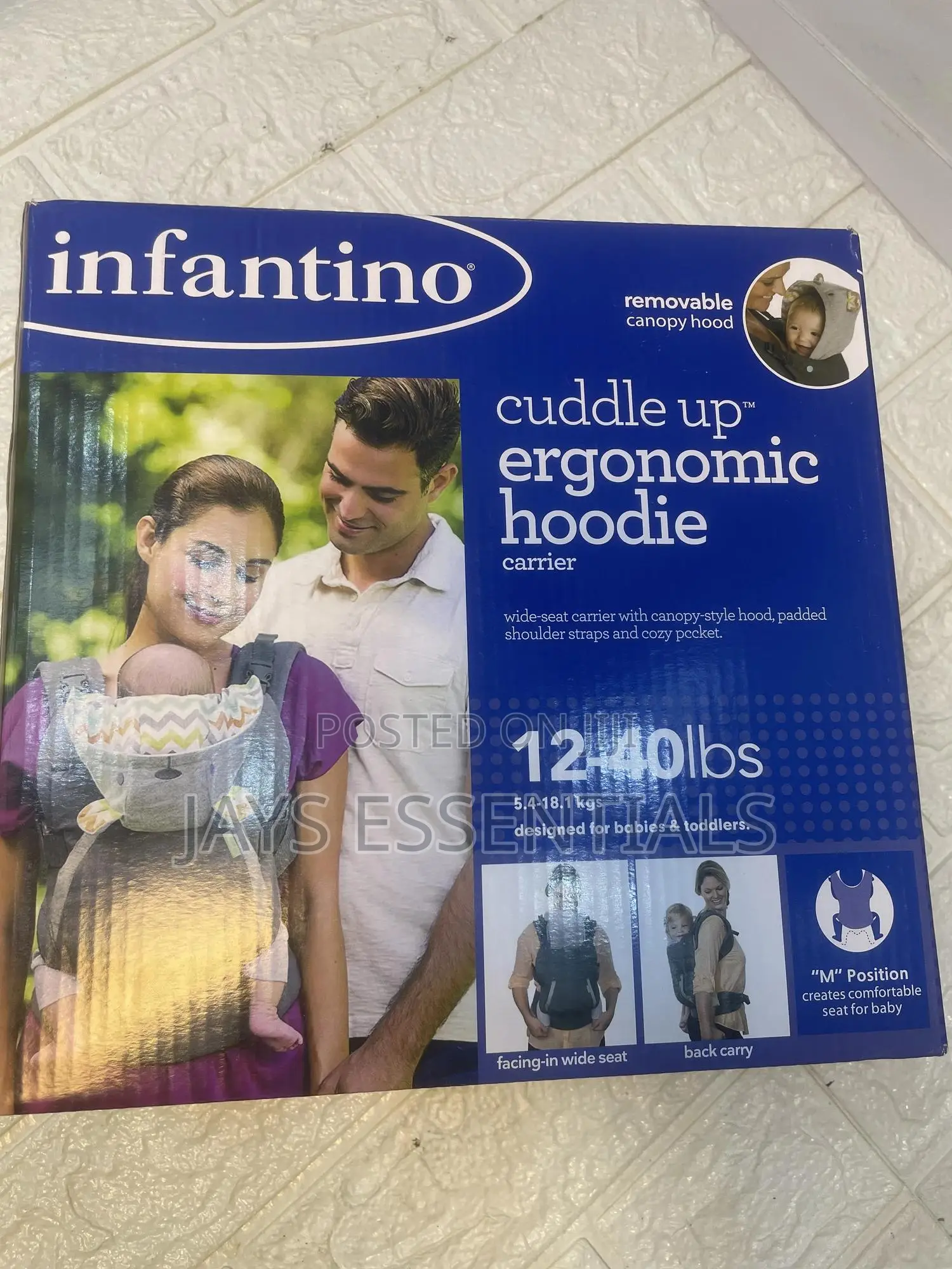2 in 1 Ergonomic Baby Carrier