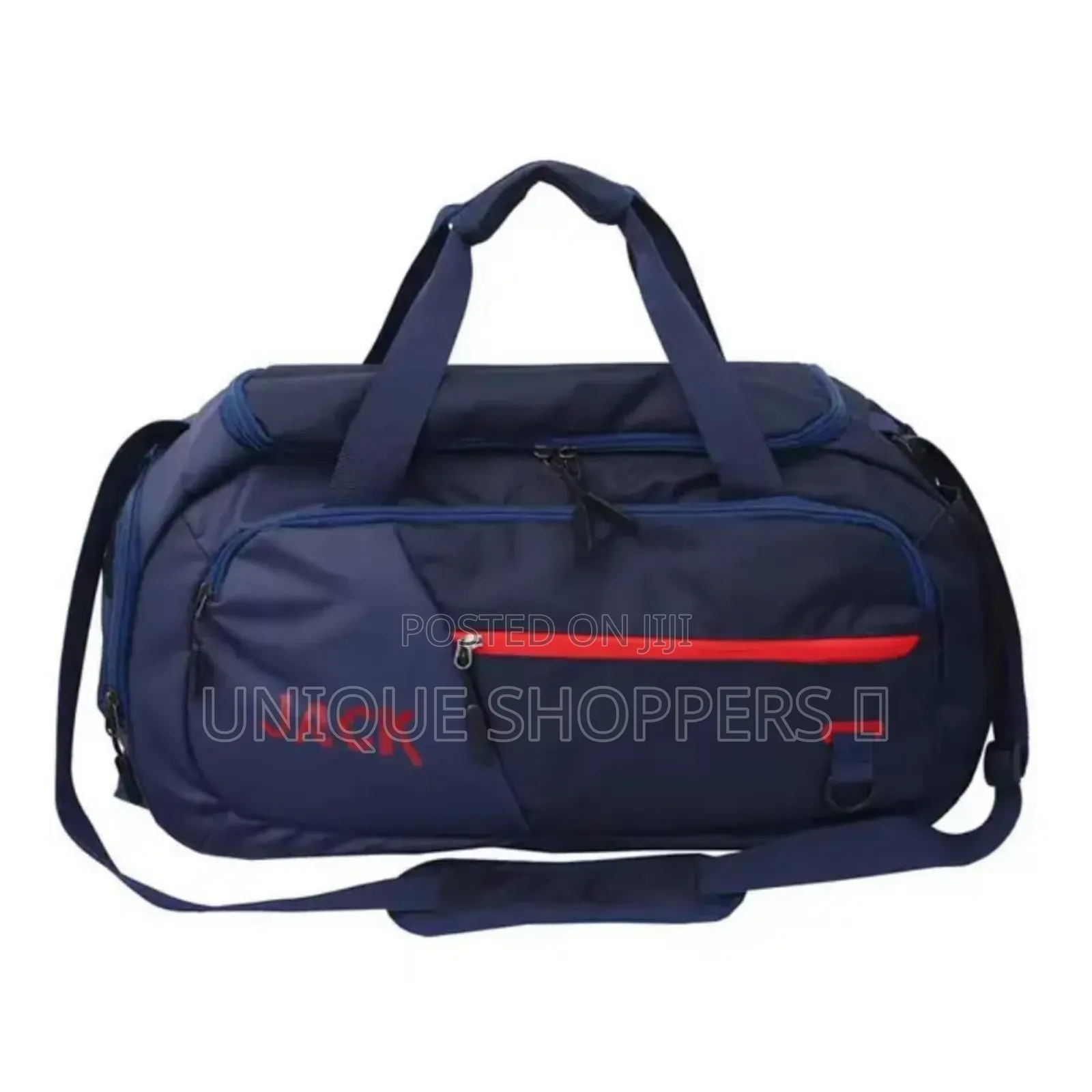 Jack Unisex Casual Duffle/Gym Bag
Blue  White  and Red 
